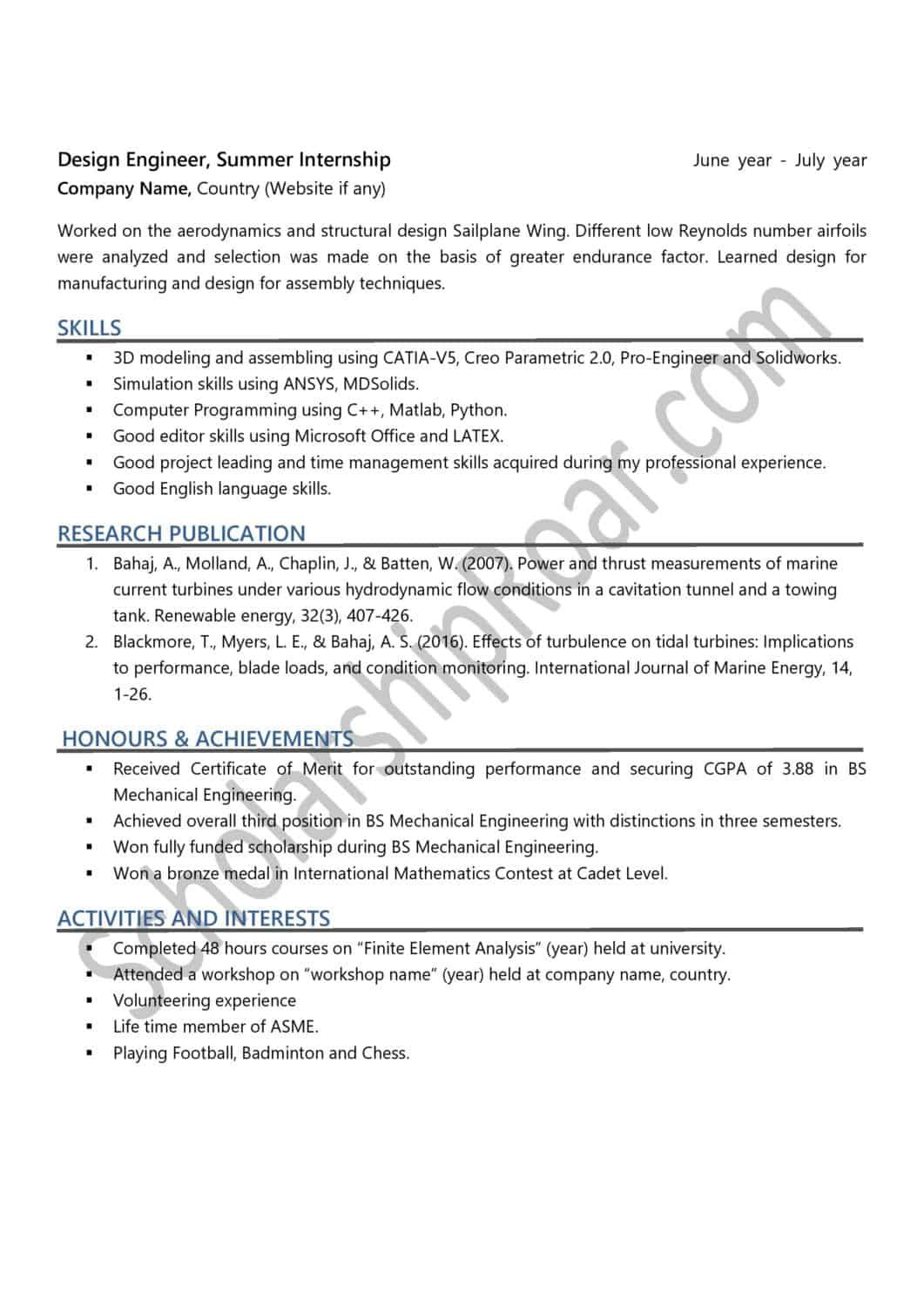 Sample Of High School Resume for Schola How to Write Academic Cv for Scholarship (10 Examples … Sample Of High School Resume for Schola How to Write Academic Cv for Scholarship (10 Examples …