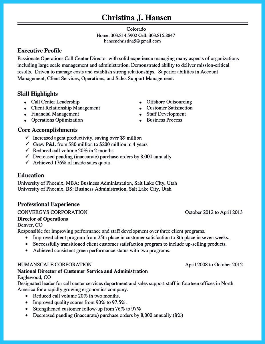 Sample Of Resume Objectives for Call Center Agent What Will You Do to Make the Best Call Center Resume so