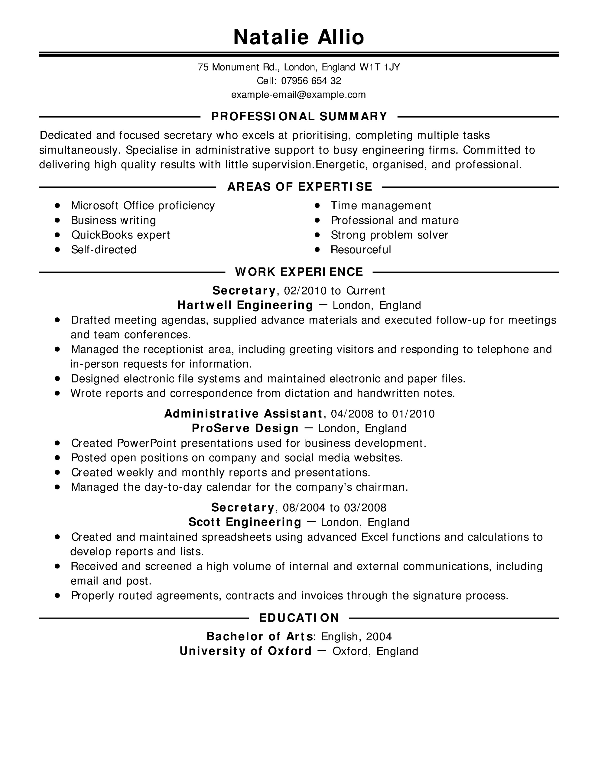 Sample Resume Applying for Any Position Free Resume Examples & Samples for All Jobseekers