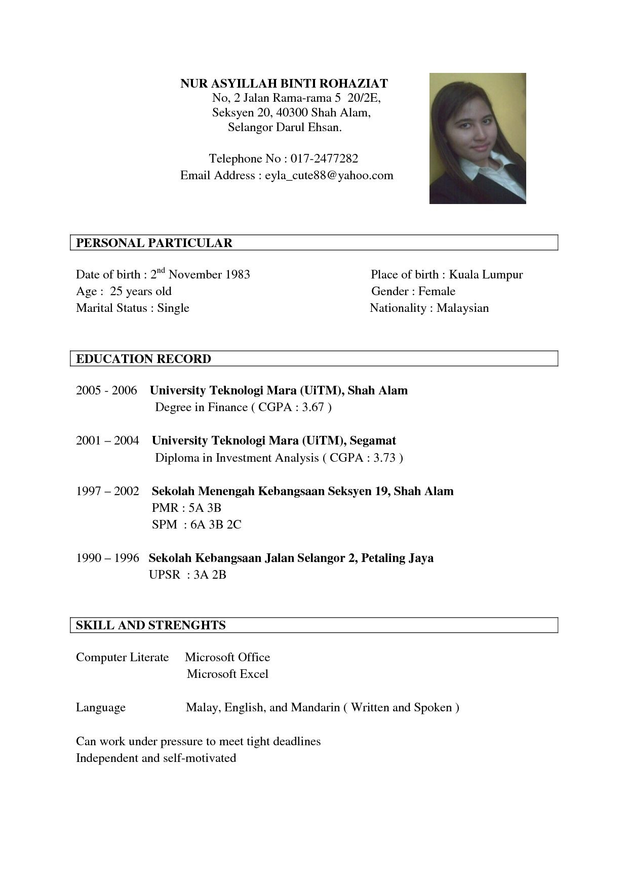 Sample Resume Applying for Any Position Should You Turn In A Resume with A Job Application Best