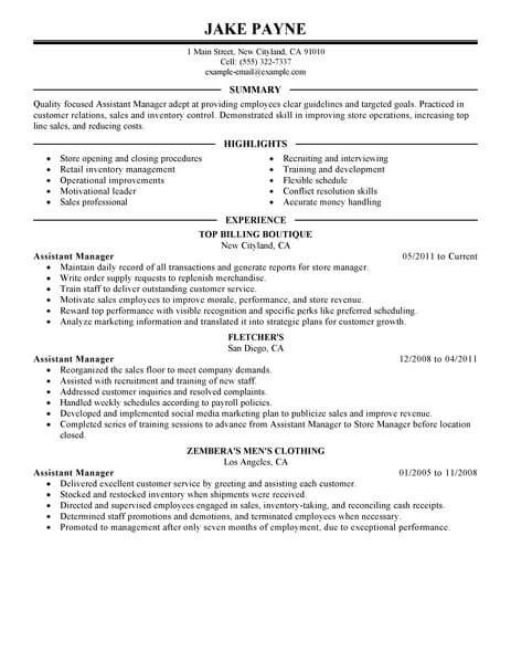 Sample Resume for Aldi Retail assistant Best Retail assistant Manager Resume Example From
