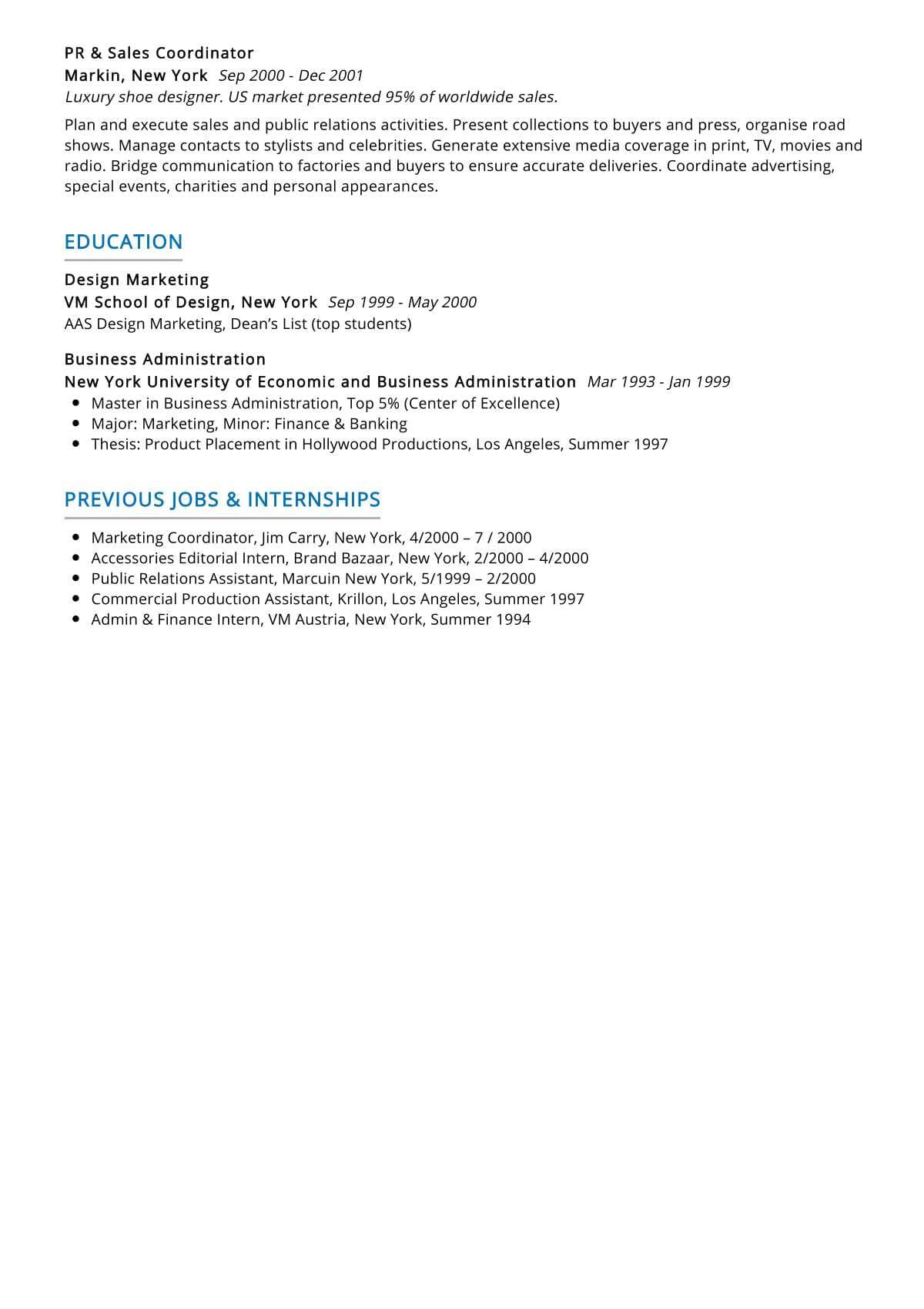 Sample Resume for Brand and Communications Specialist Marketing Communications Expert Resume Sample 2022 Writing Tips …