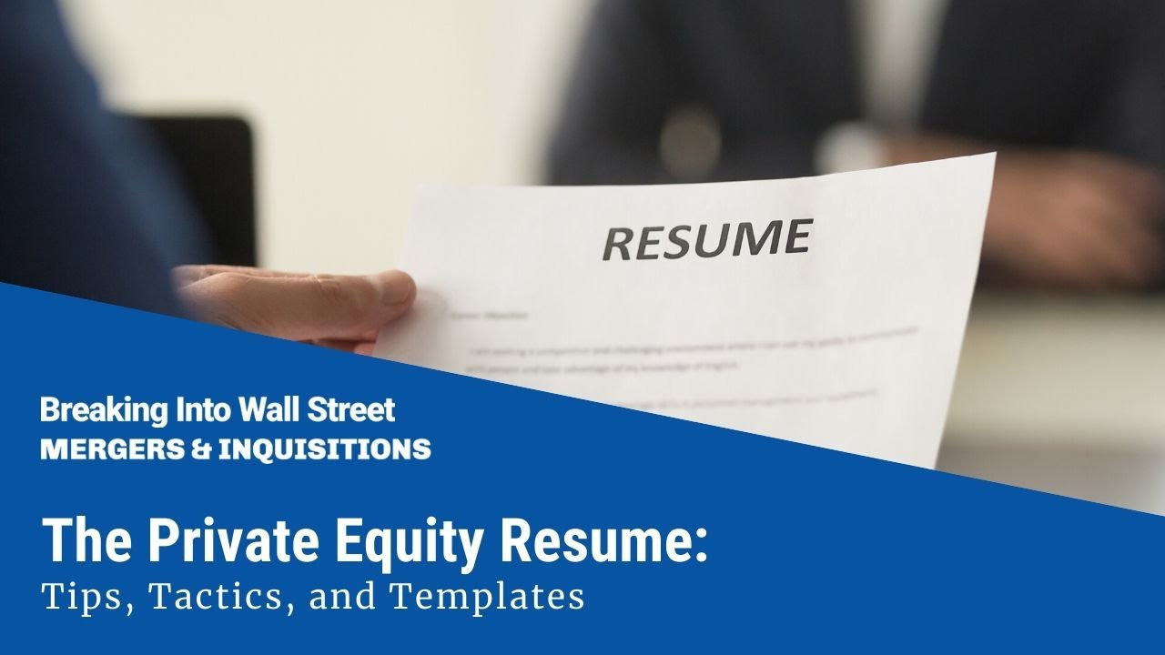 Sample Resume for Equity Dealer India Private Equity Resume Guide W/ Free Resume Templates (.docx)