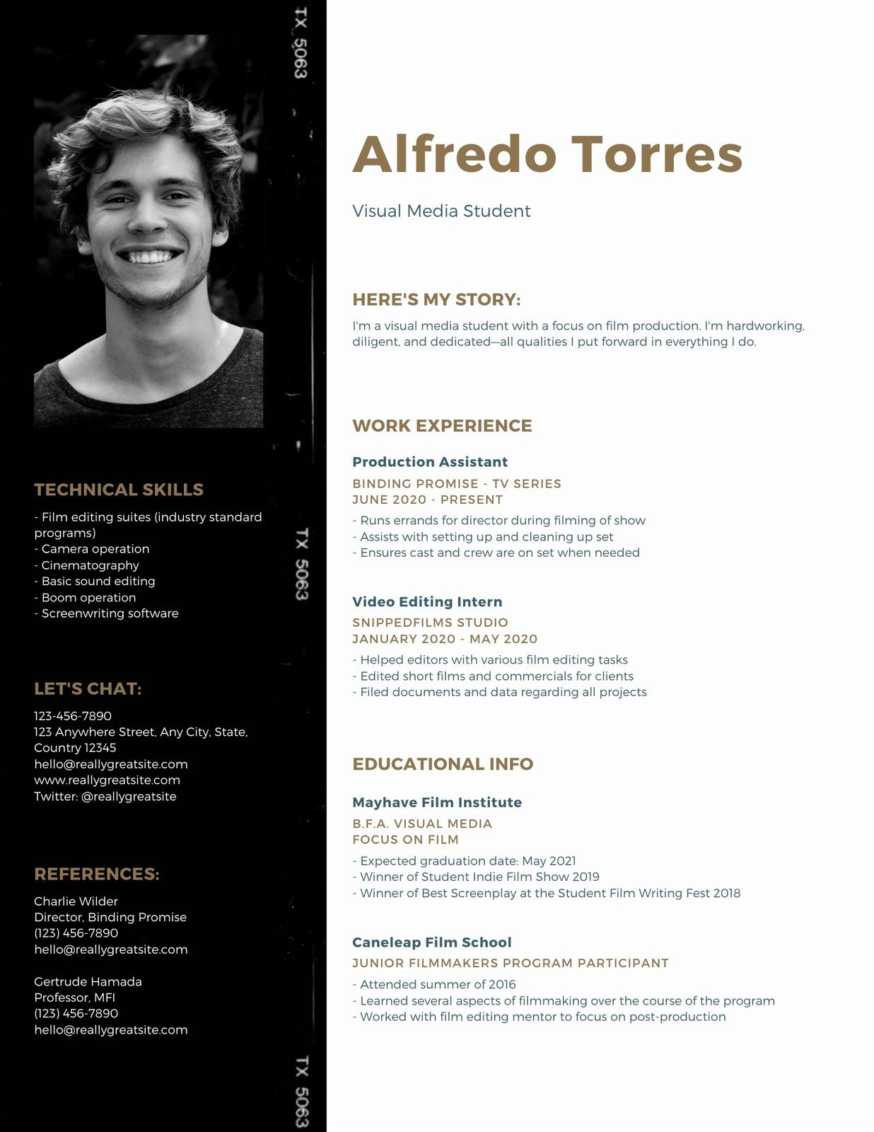 Sample Resume for Junior In College Free Printable, Customizable College Resume Templates Canva