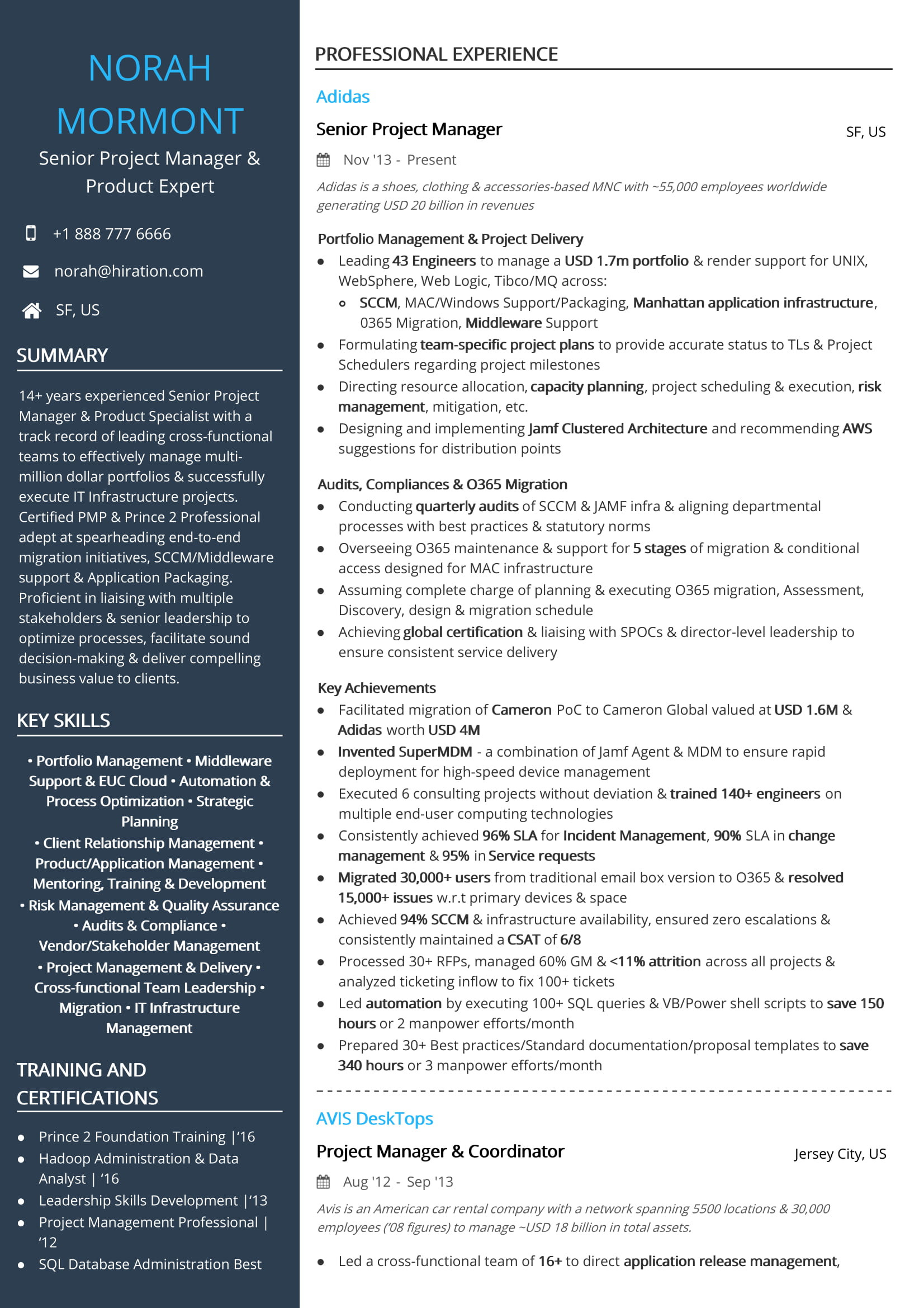 Sample Resume for Project Management Consultant Free Senior Project Manager & Product Expert Resume Sample 2020 by … Sample Resume for Project Management Consultant Free Senior Project Manager & Product Expert Resume Sample 2020 by …