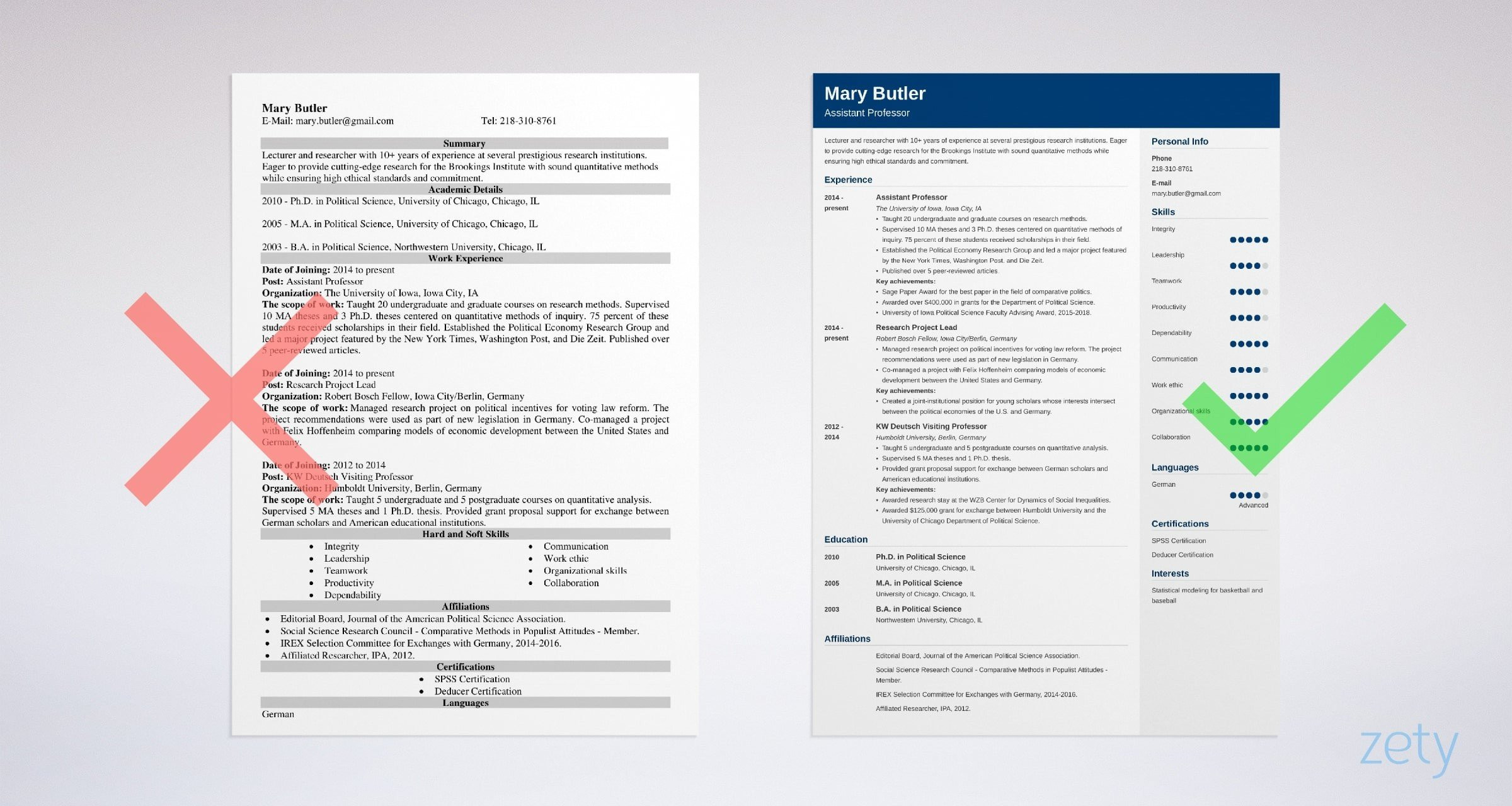 Sample Resume Objectives for College Professors Professor Resume: Sample & Writing Guide [20lancarrezekiq Tips]