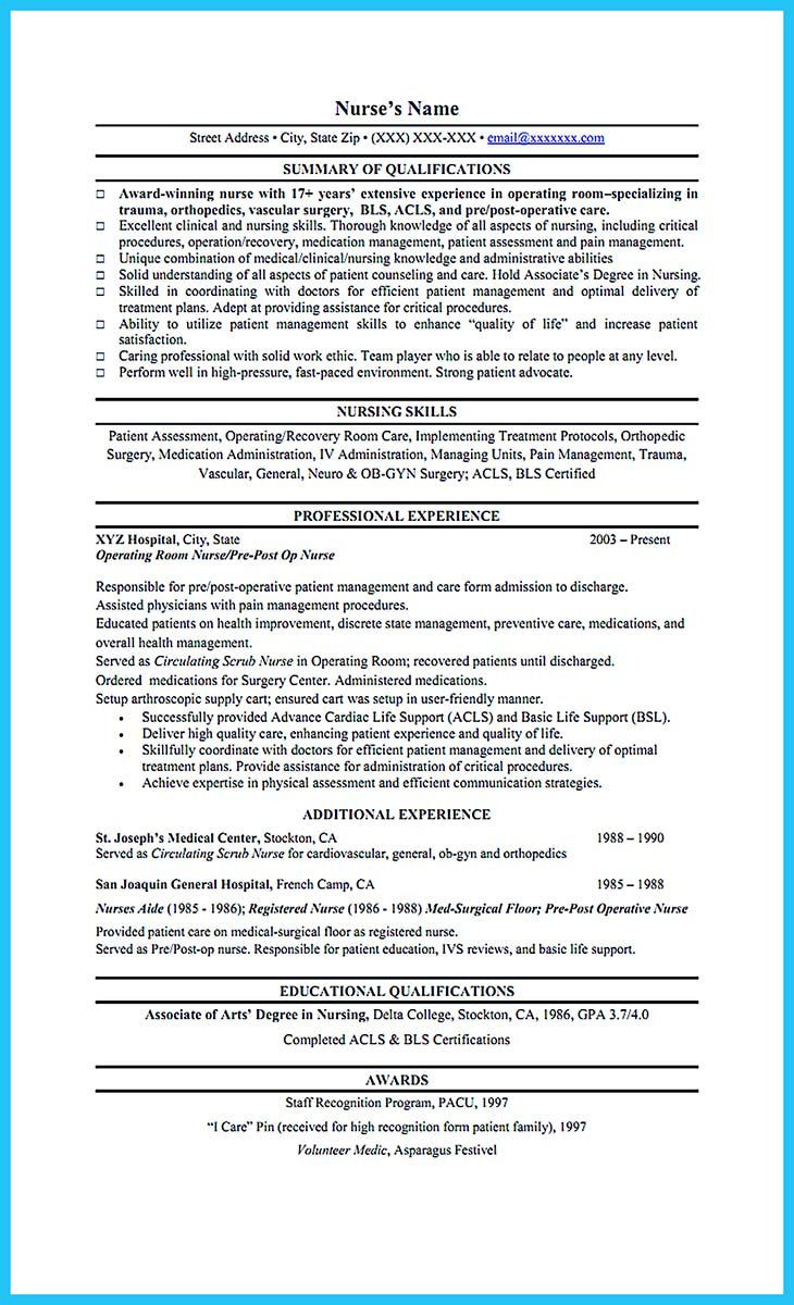Sample Resume Objectives for Registered Nurses Cool High Quality Critical Care Nurse Resume Samples, Nursing …