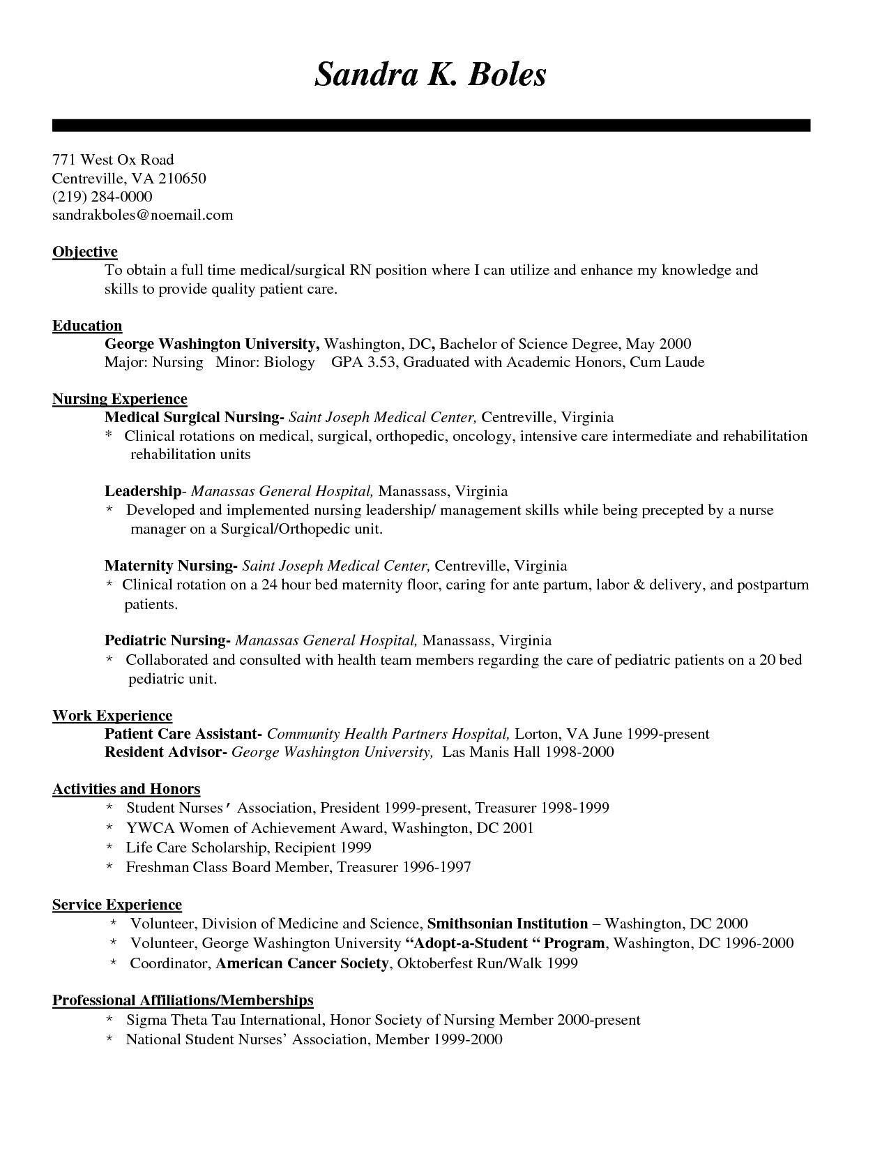 Sample Resume Objectives for Registered Nurses Writing Tips to Make Resume Objective with Examples Registered …