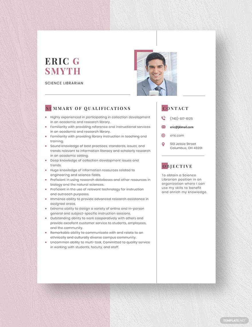 Sample Resume Science Standards and Instruction Science Resume Templates Pages – Design, Free, Download Template.net