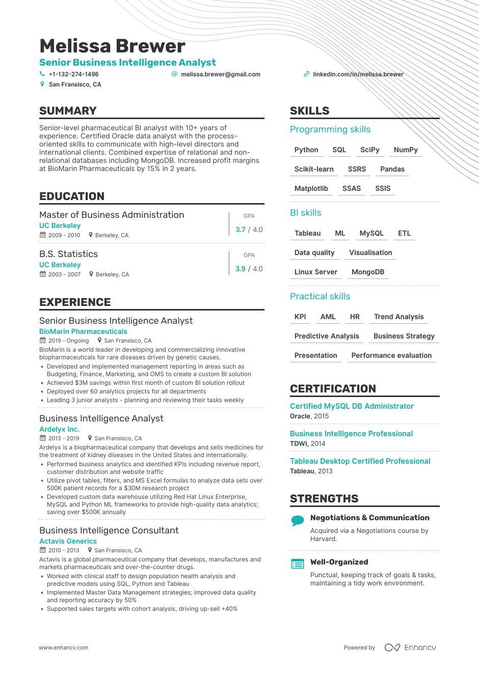Sample Resume with Etl Developer Job Duties In Insurance Company Business Intelligence Resume Examples   Templates & Expert Advice …