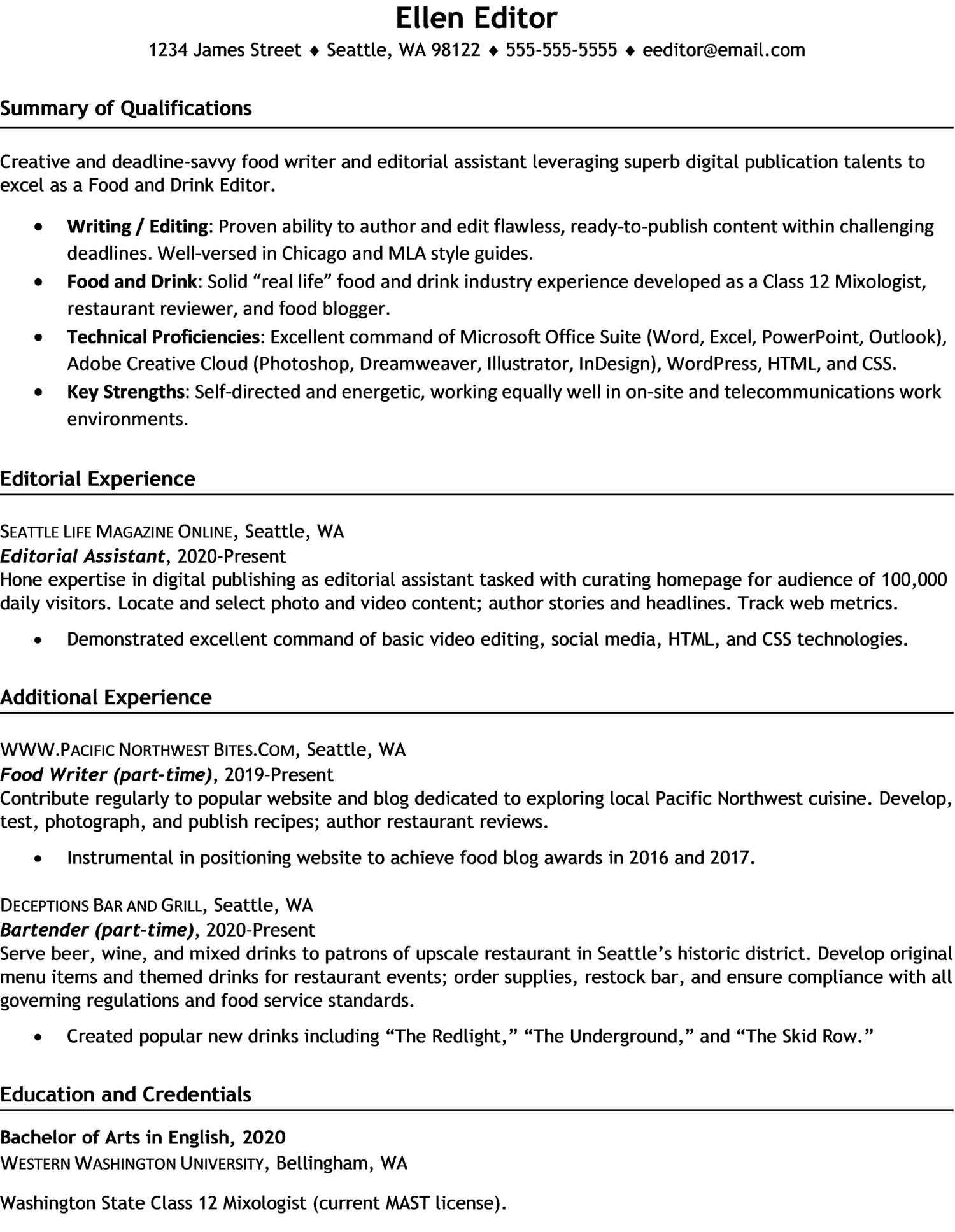 Sample Resume with Full and Part Time Experience How to Include Part-time Work On A Resume