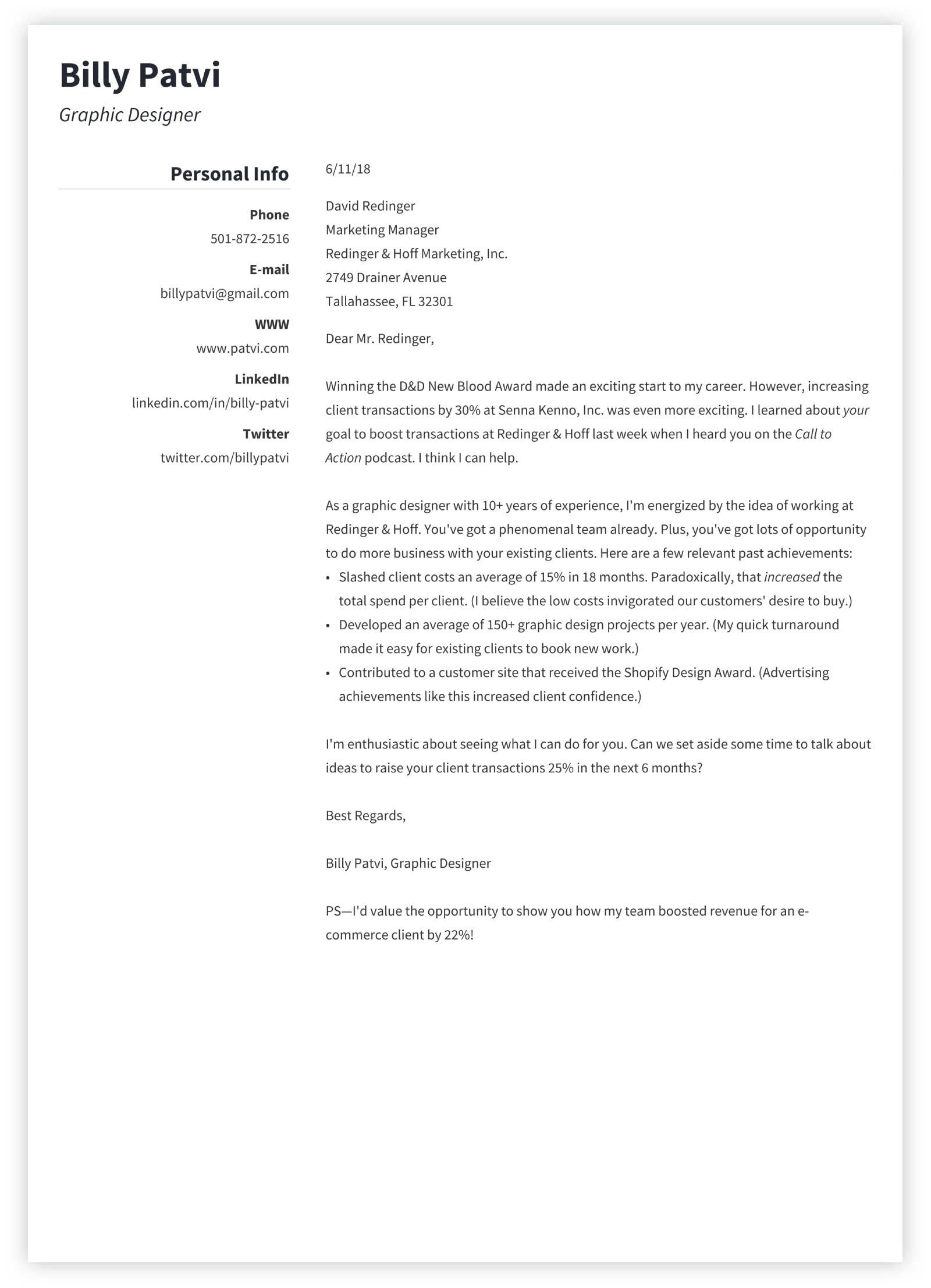 Samples Of Introduction Letter for Resume How to Write A Cover Letter for Any Job In 8 Simple Steps