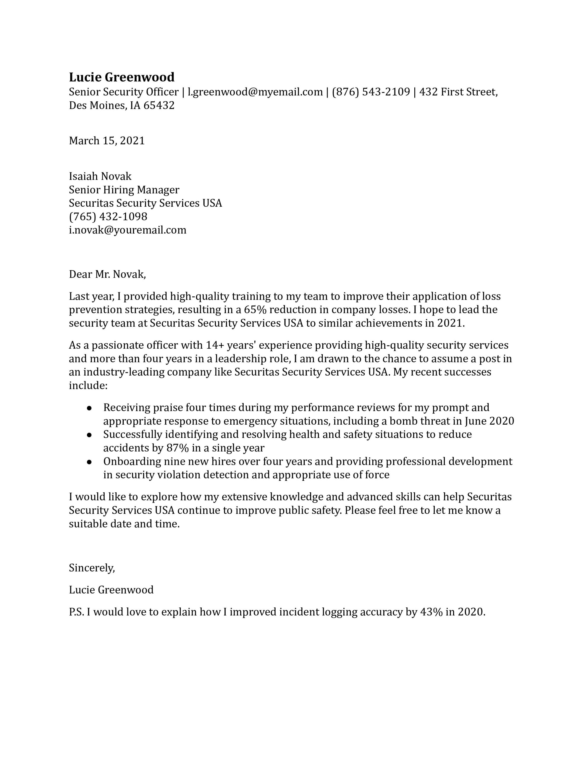 Security Officer Resume Cover Letter Sample Security Guard Cover Letter Examples In 2022 – Resumebuilder.com Security Officer Resume Cover Letter Sample Security Guard Cover Letter Examples In 2022 – Resumebuilder.com