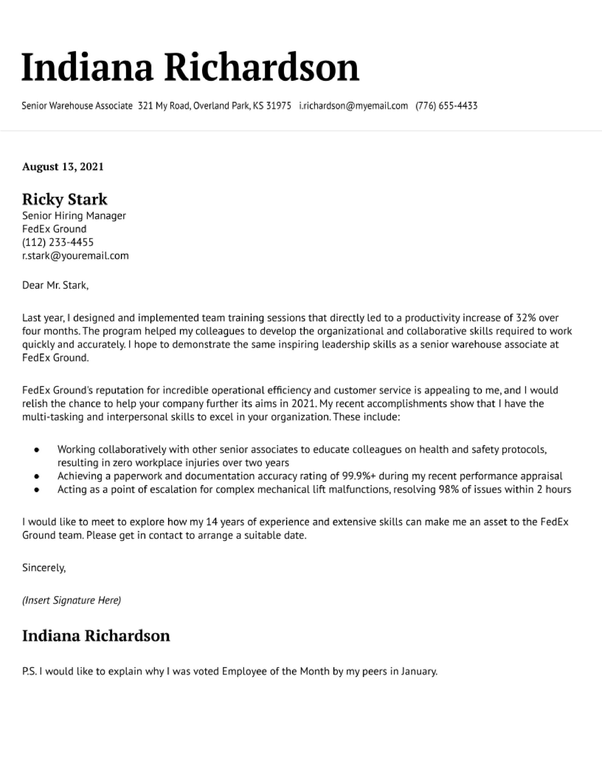 Warehouse Manager Resume Cover Letter Samples Warehouse Worker Cover Letter Examples In 2022 – Resumebuilder.com Warehouse Manager Resume Cover Letter Samples Warehouse Worker Cover Letter Examples In 2022 – Resumebuilder.com