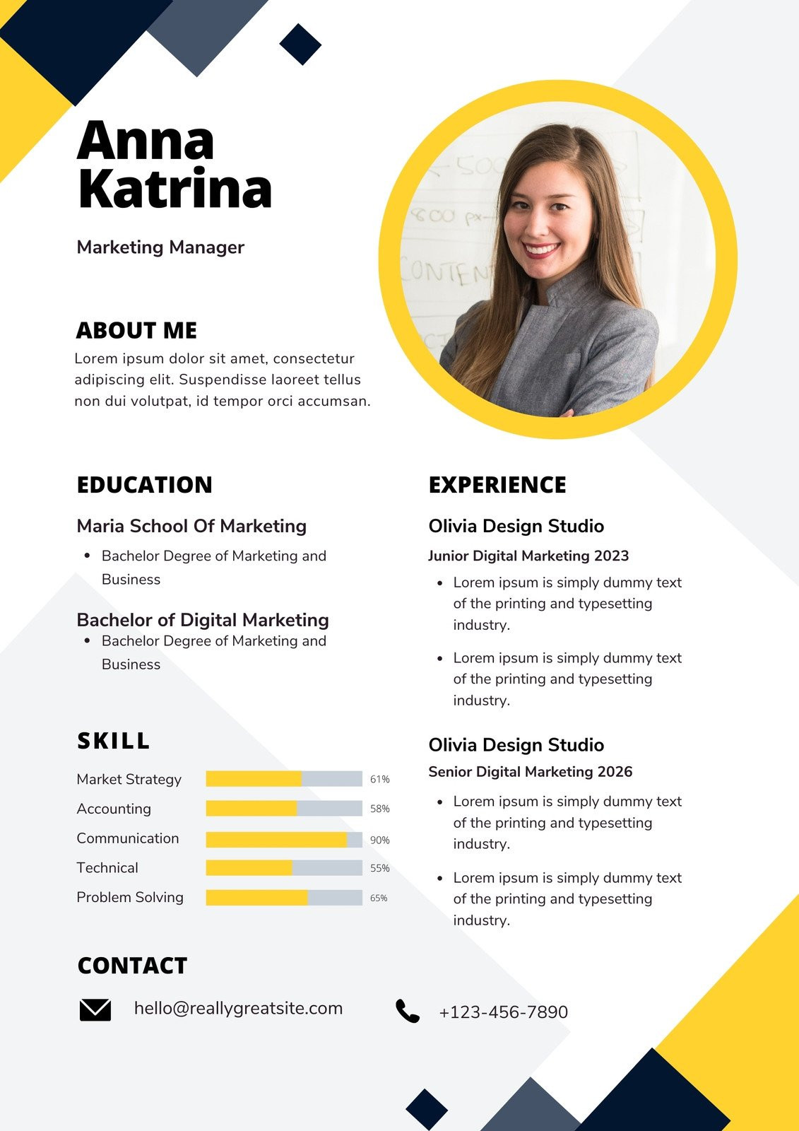 Accounting Resume Samples 2023 In India Free Custom Printable Acting Resume Templates Canva