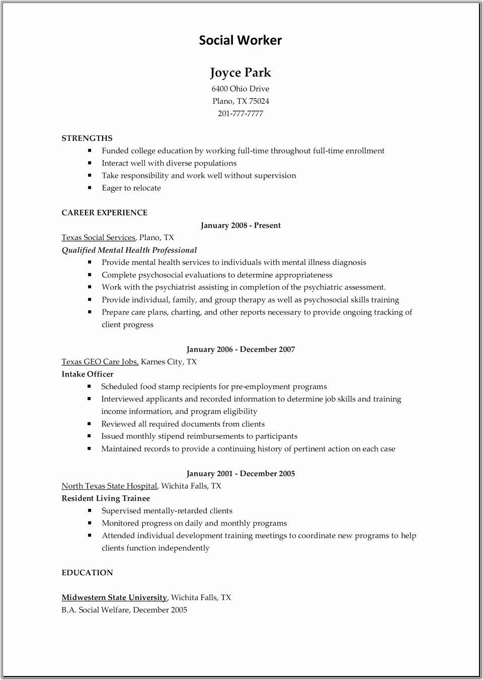 Aged Care Resume Sample No Experience Luxury Download Child Care Resume Sample In 2020