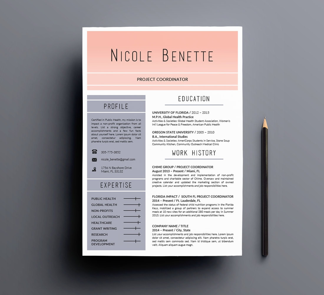 Americorps National and State Resume Sample Vorlagen Wieder Aufzunehmen – Etsy.de