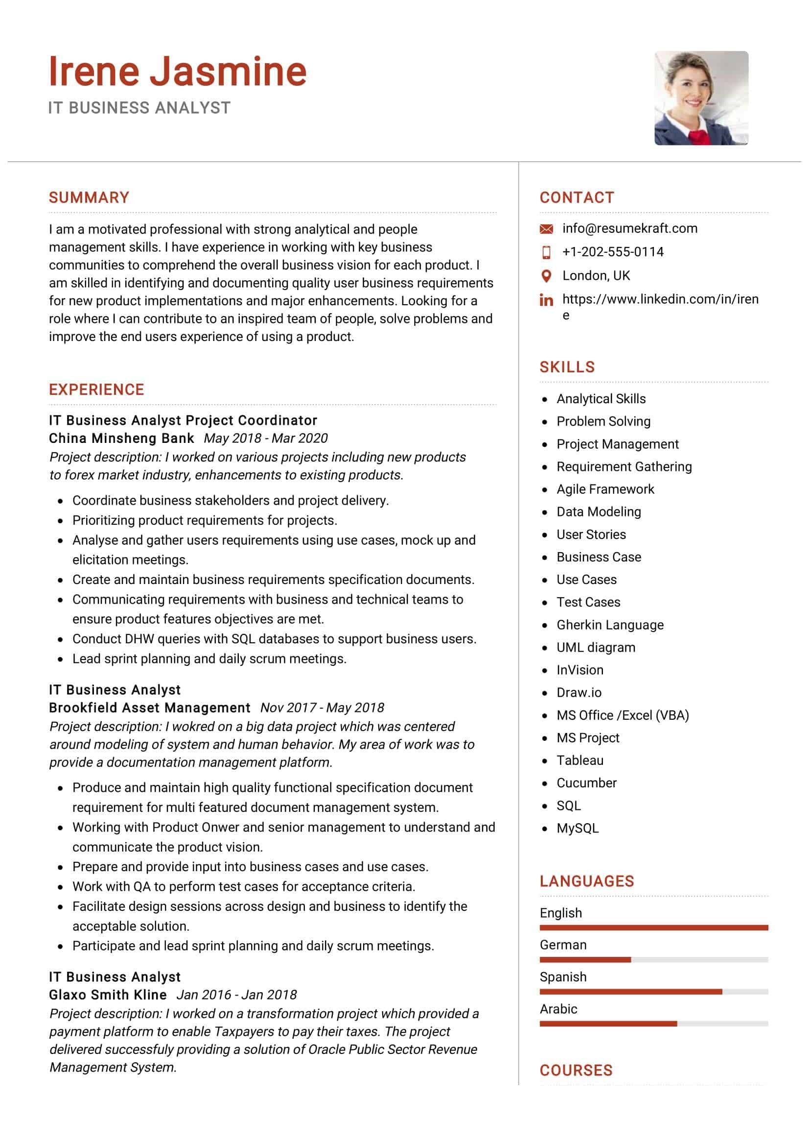 Business Analyst Sample Resume for Experienced It Business Analyst Resume Sample 2022 Writing Tips – Resumekraft