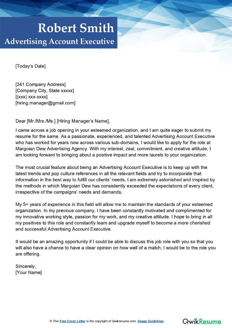 Cover Letter Samples for Resume area Manager Role area Manager Cover Letter Examples – Qwikresume