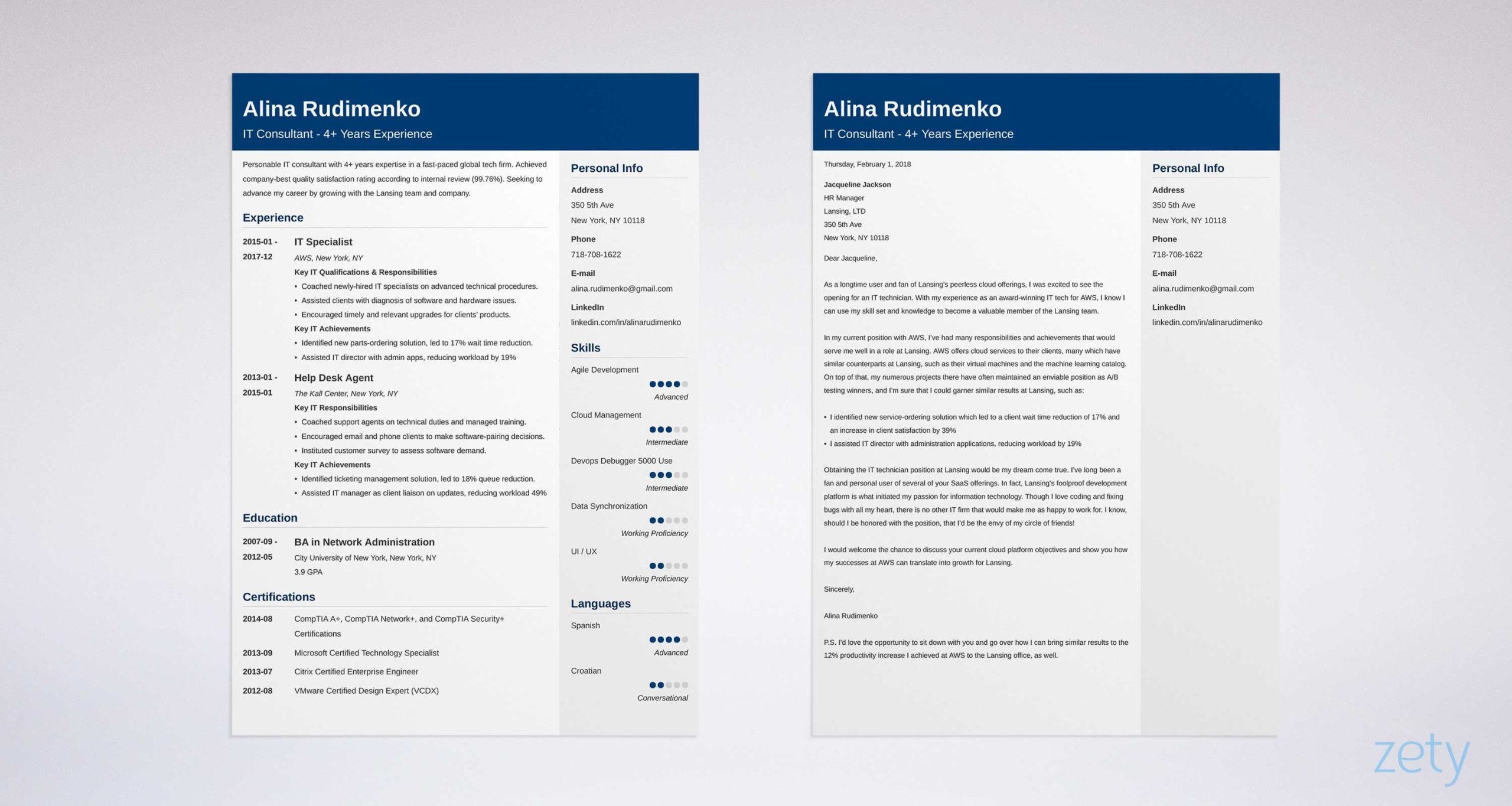 Cover Letter Samples for Resume It It Cover Letter Examples (any Information Technology Job)