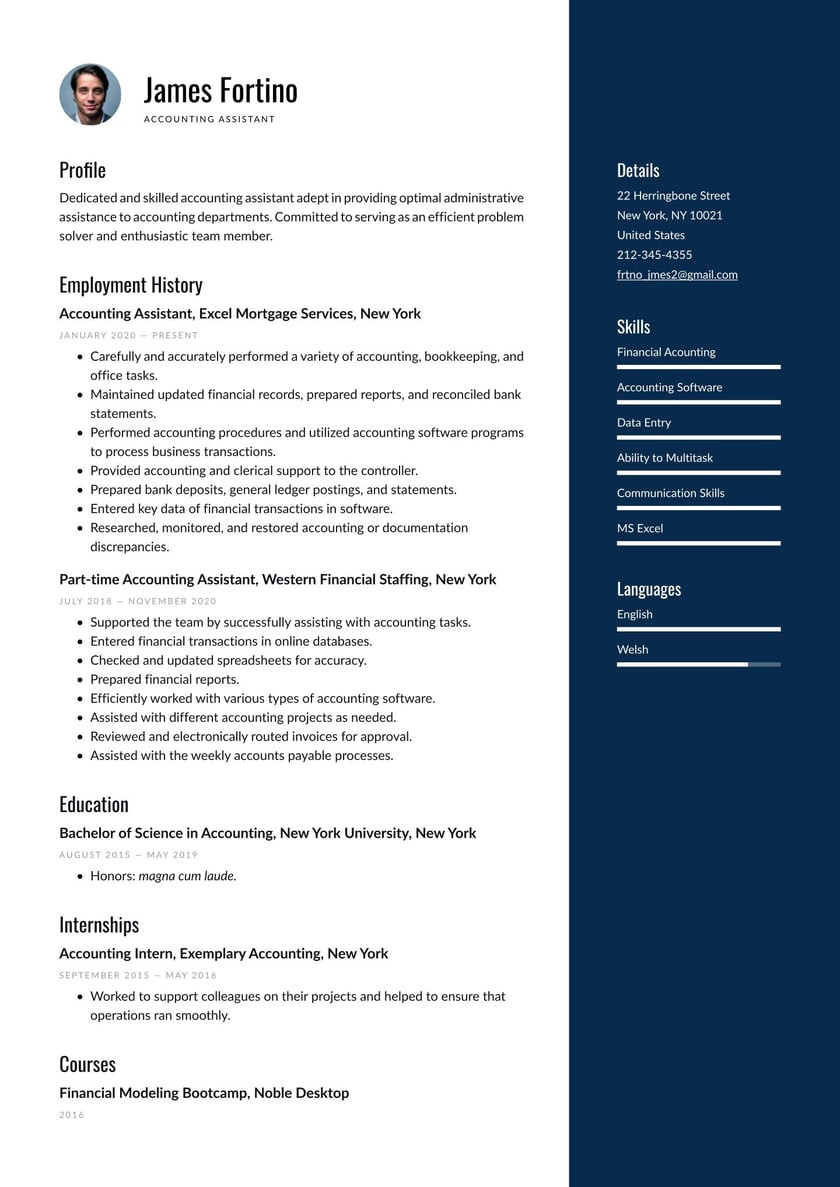 Entry Level Resume Samples for Accounting Accounting assistant Resume Examples & Writing Tips 2022 (free Guide)