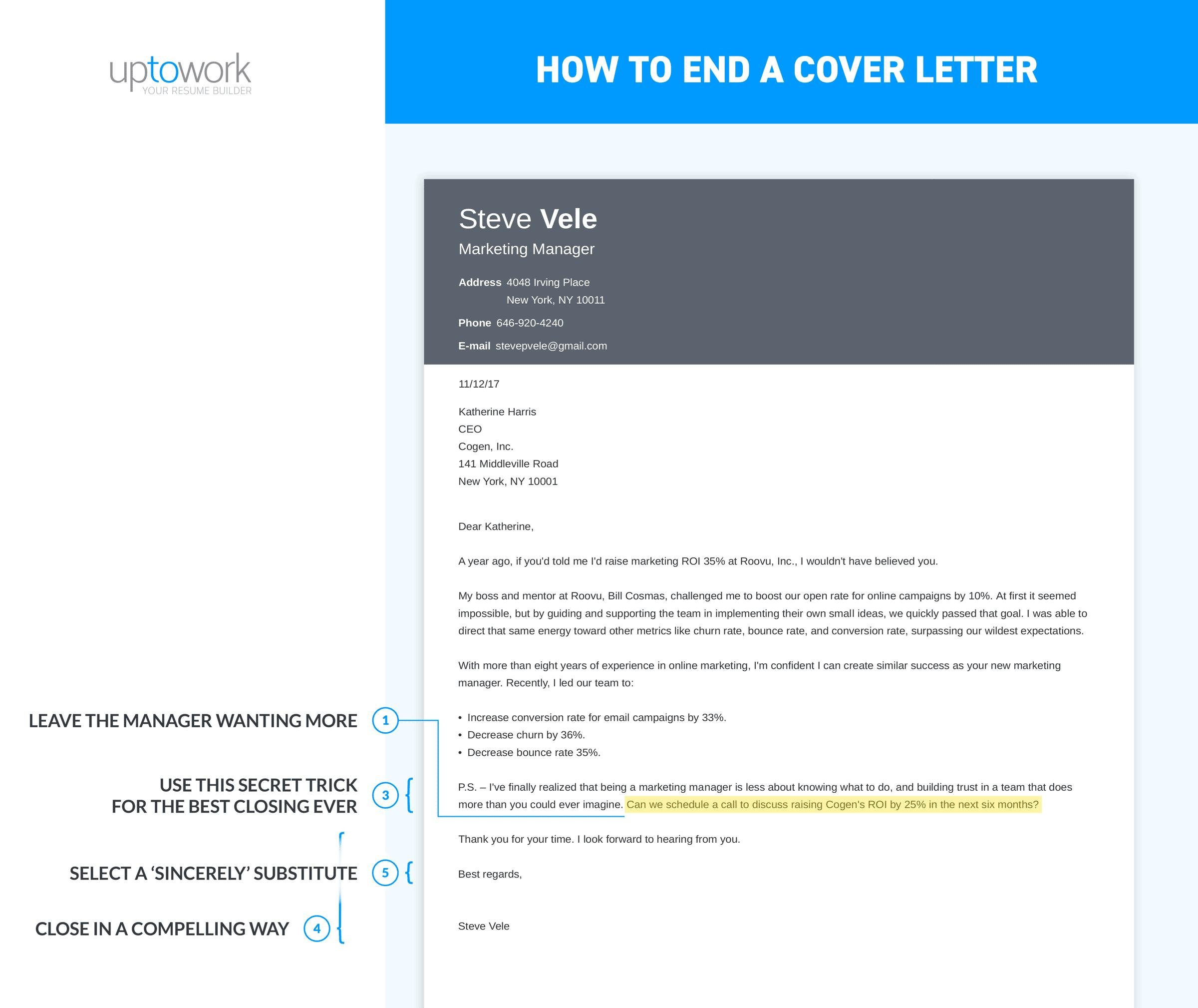 Finished Sample Cover Letter for Resume How to End A Cover Letter [20lancarrezekiq Closing Paragraph Examples]