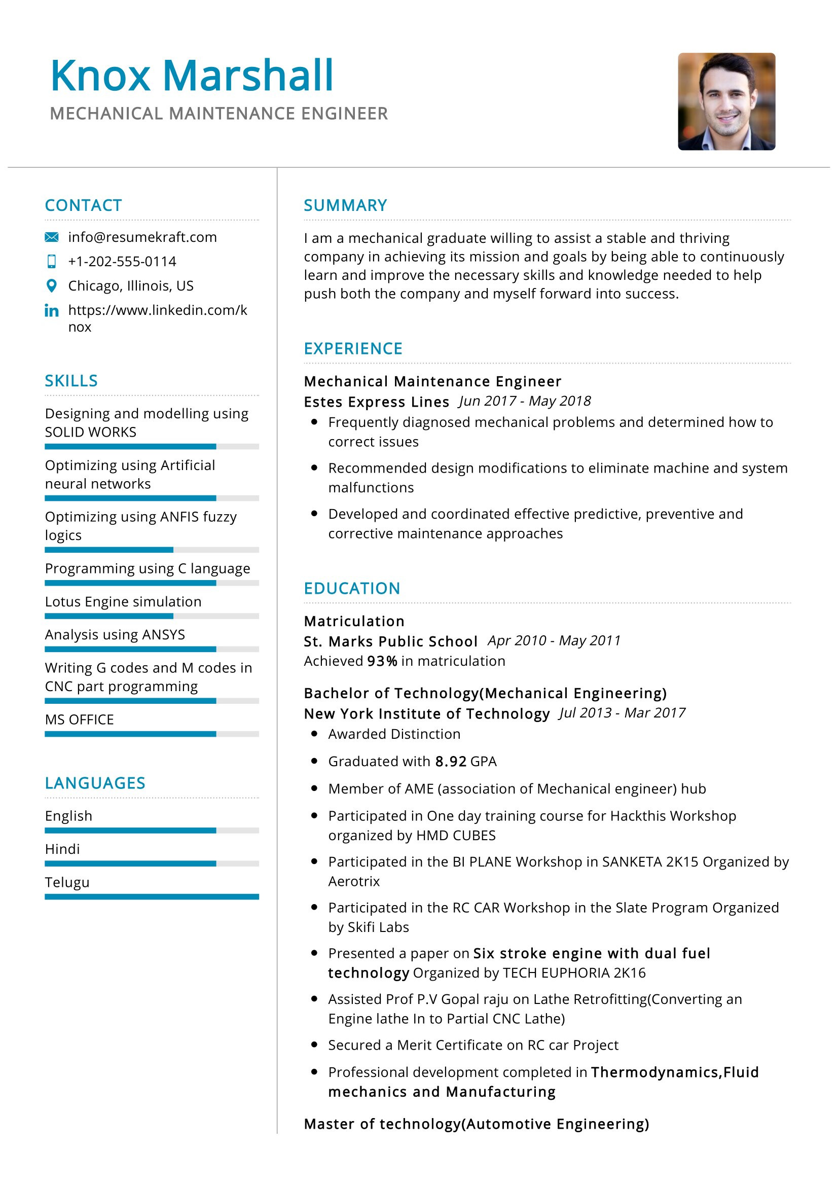 Free Sample Resume for Building Maintenance Maintenance Engineer Resume Sample 2022 Writing Tips – Resumekraft