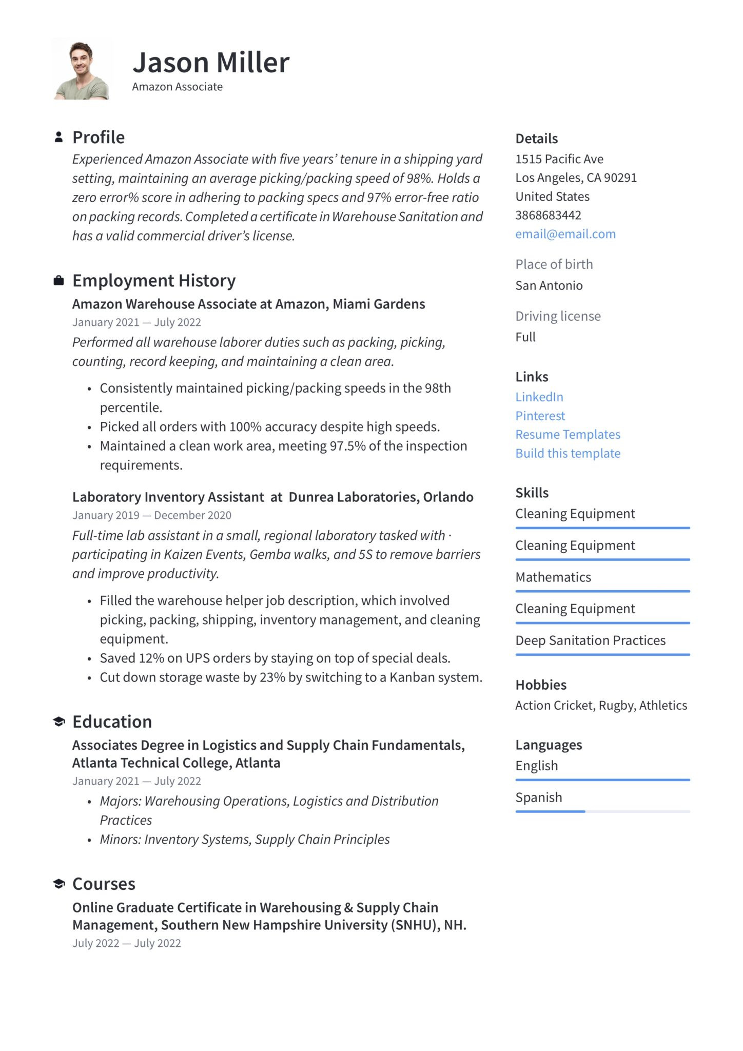 Georgetown University Career Center Sample Resume Account Executive Resume & Guide 18 Templates 2022
