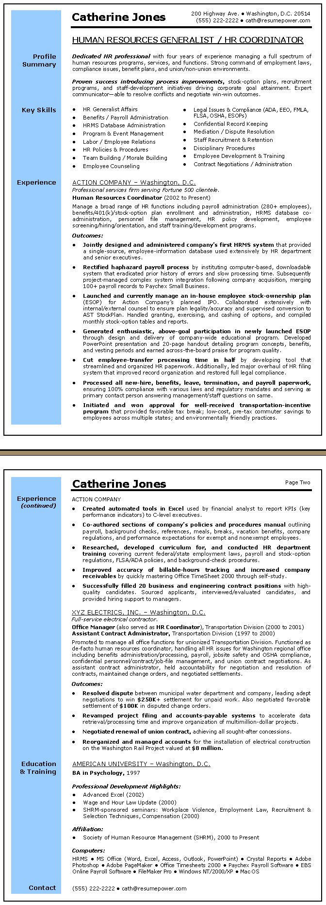 Instructional Systems Specialist Federal Resume Sample Human Resources Generalist Resume Sample Resume Objective …