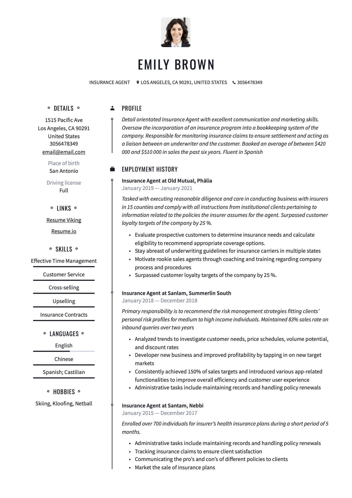 Insurance Broker Resume Sample Cover Letter Insurance Broker Resume Samples & Examples Urgent Resume