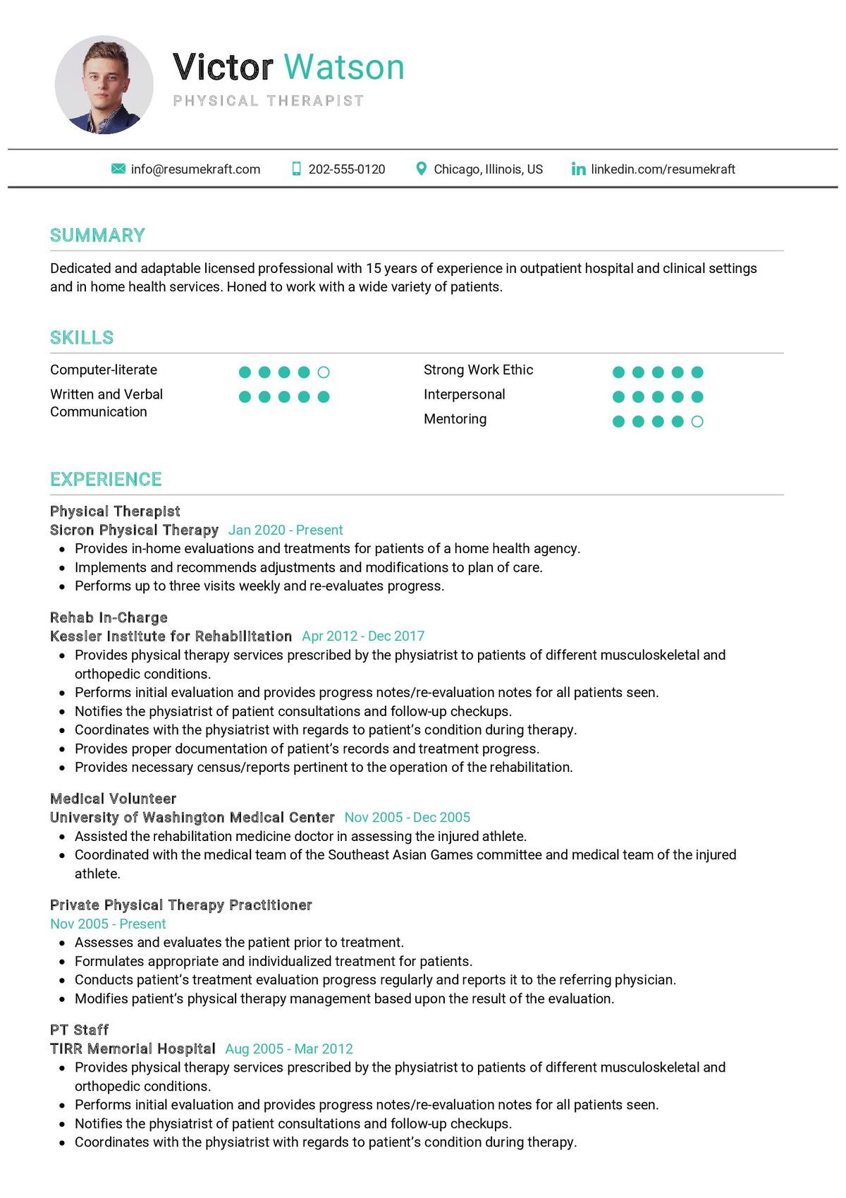 Orthopedic Medical Billing Manager Resume Sample Physical therapist Resume Sample 2021 Writing Guide & Tips …