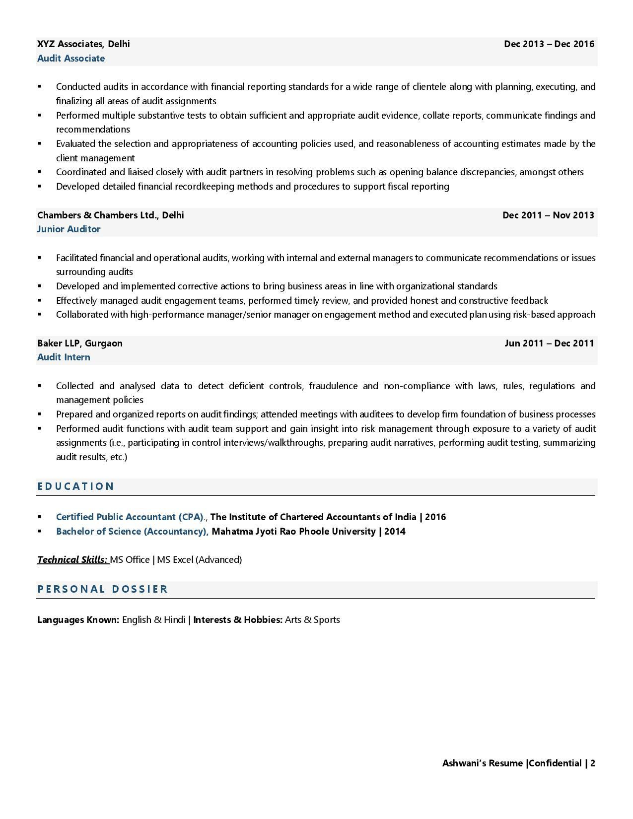 Ot Risk and Controls Resume Sample Auditor Resume Examples & Template (with Job Winning Tips)