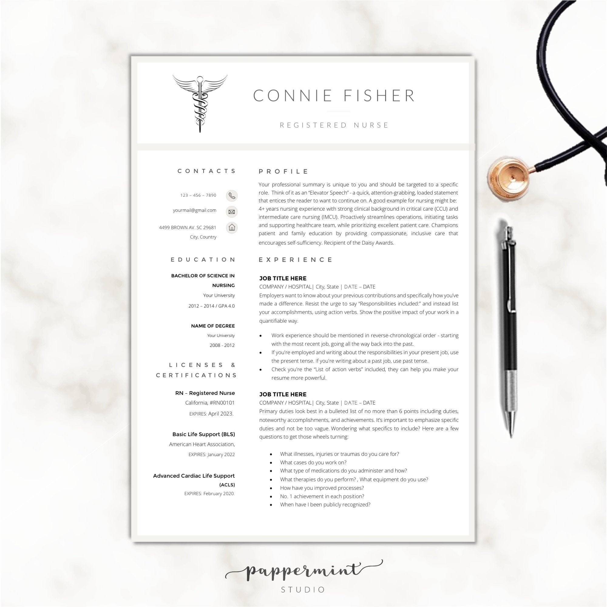 Registered Nurse Resume Sample format for 2023 Best Nurse Resume Template for Word New Nurse Rn Registered …
