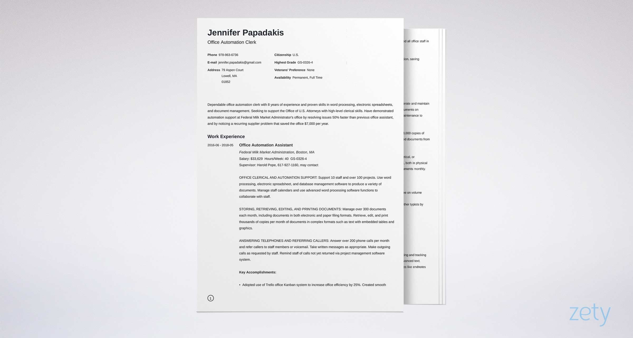 Resume Samples to Get Job In Usa 2022 Federal Resume Template & format [20lancarrezekiq Examples]
