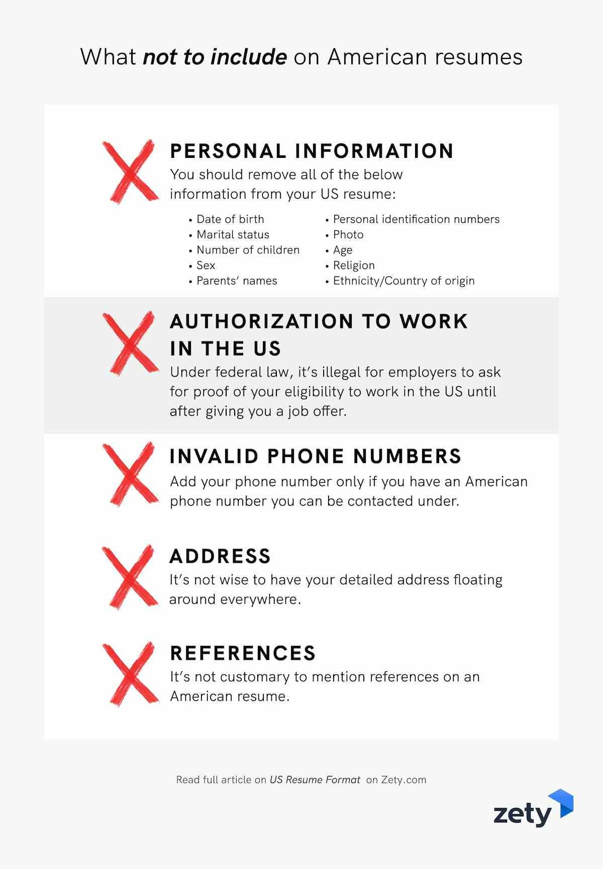 Resume Samples to Get Job In Usa Us Resume format (american Style Resume Template)