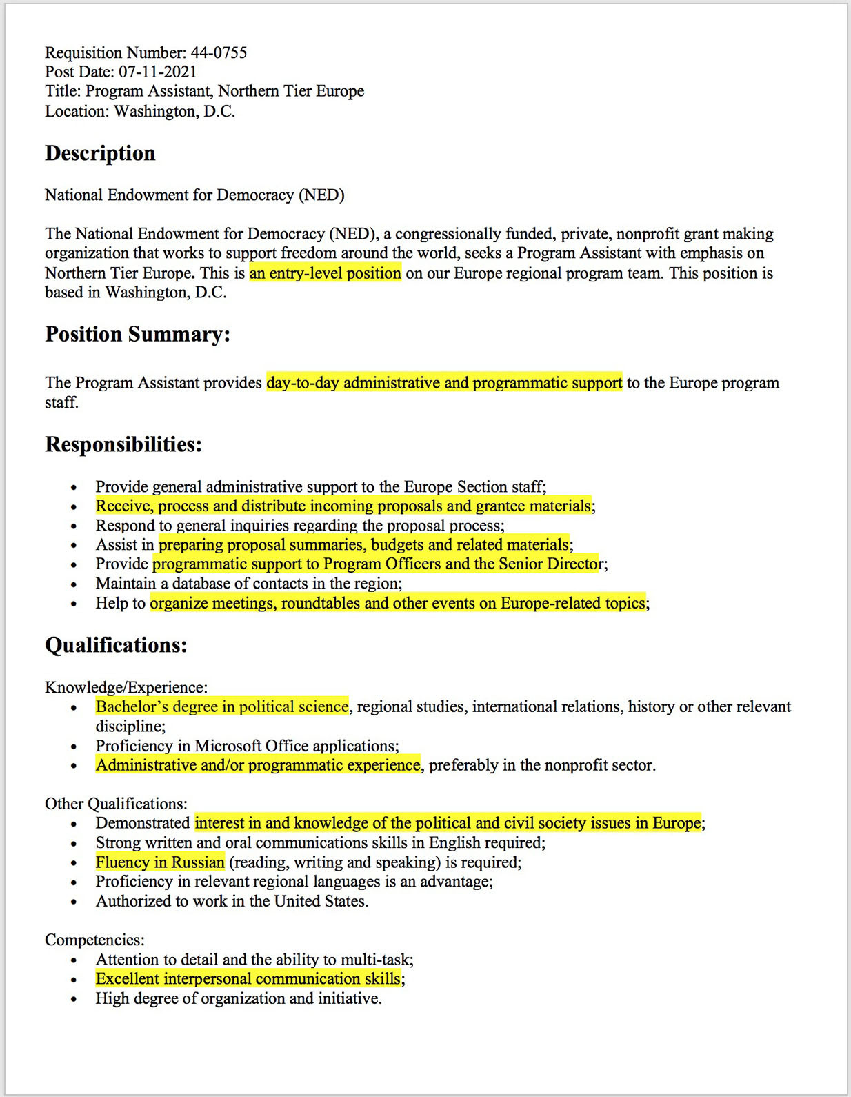Sample National Democratic Institute Job Resume Uga Career Center Sample National Democratic Institute Job Resume Uga Career Center