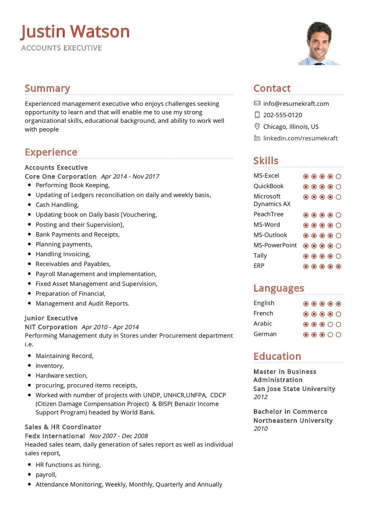 Sample New Business Account Executive Resume Accounts Executive Resume Sample 2022 Writing Tips – Resumekraft