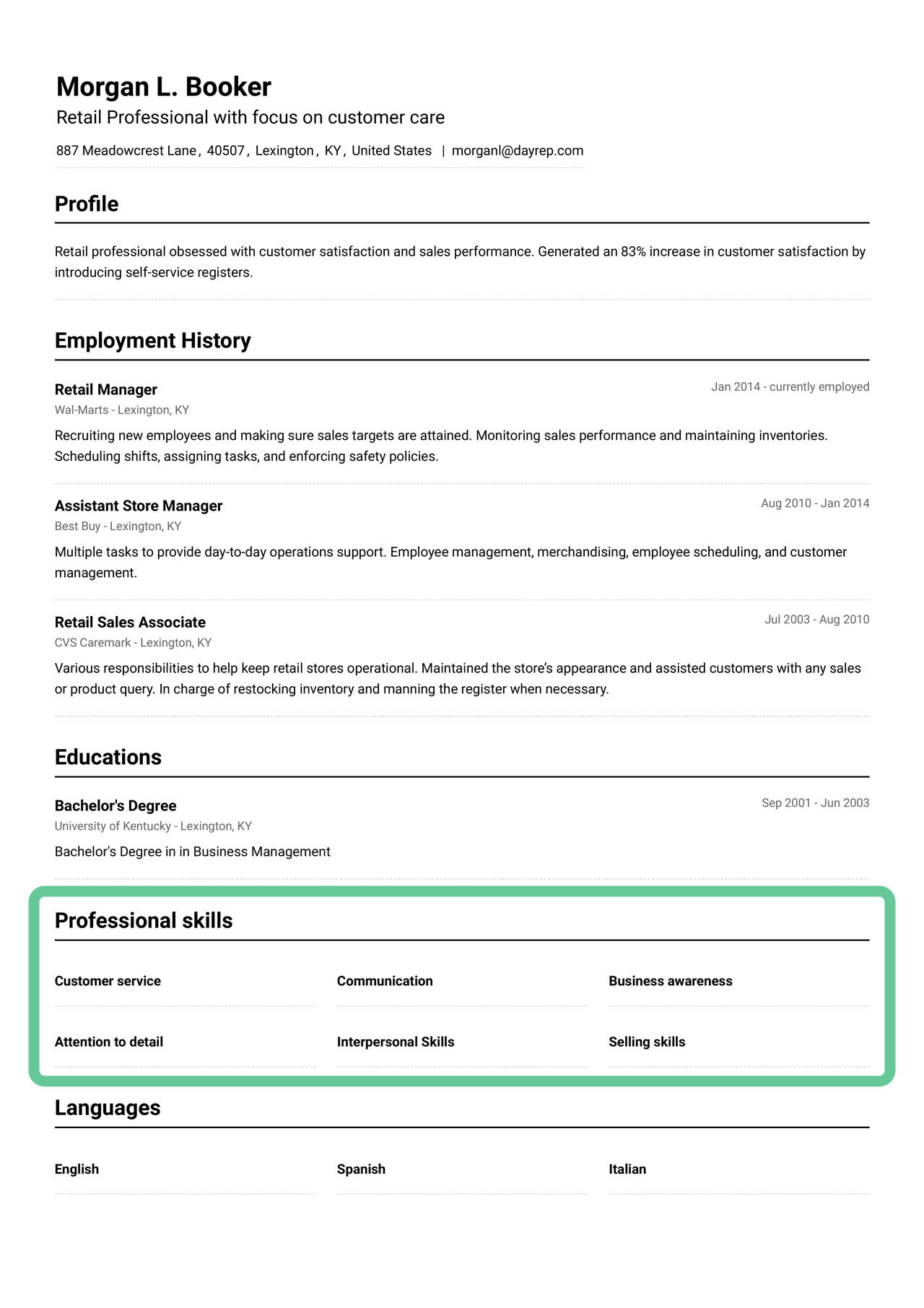Sample Of Important Skills for Resume Key Skills for A Resume [best List Of Examples & How to] – Jofibo