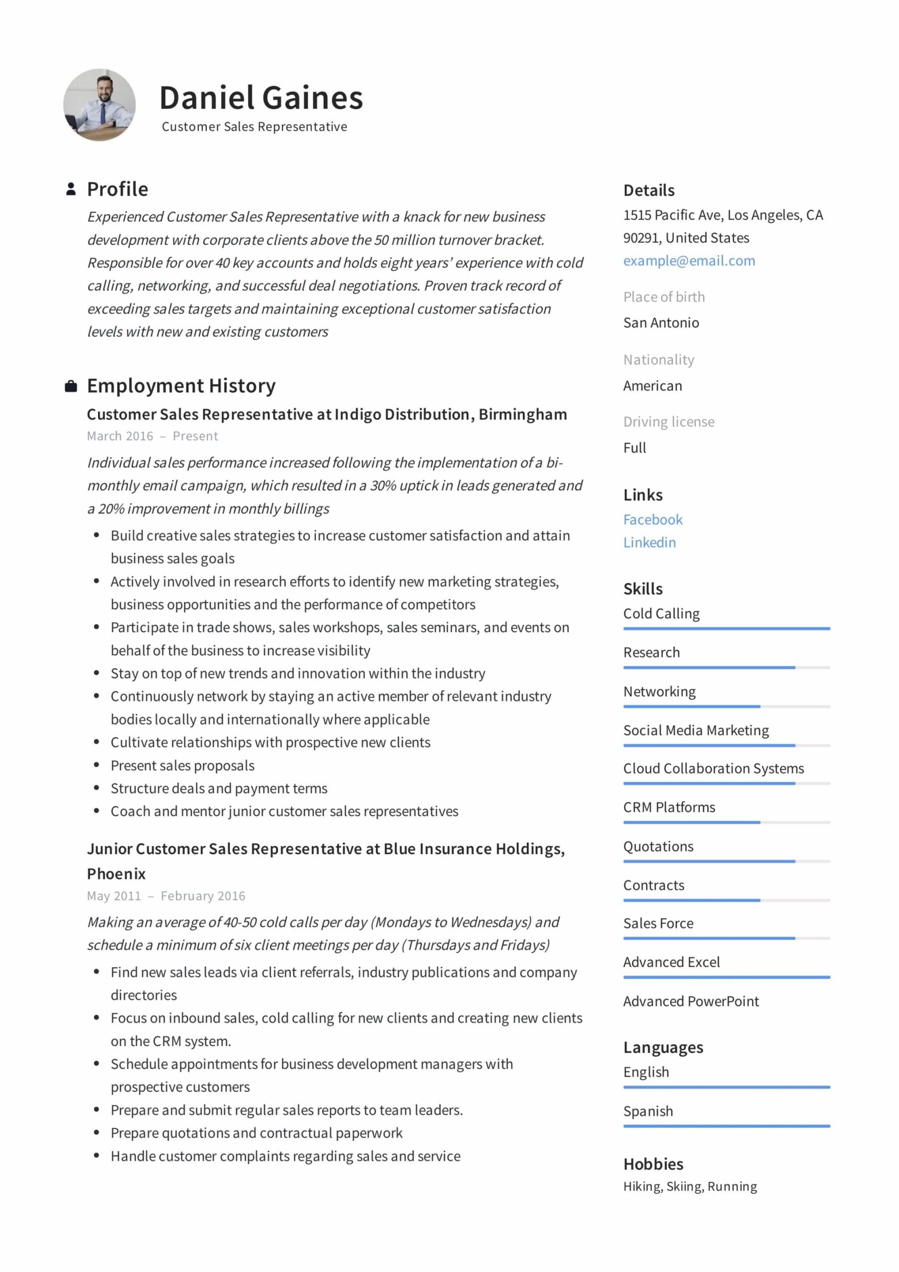 Sample Of Resume Of Sales Lady Guide: Customer Sales Representative Resume  12 Pdf’s 2022