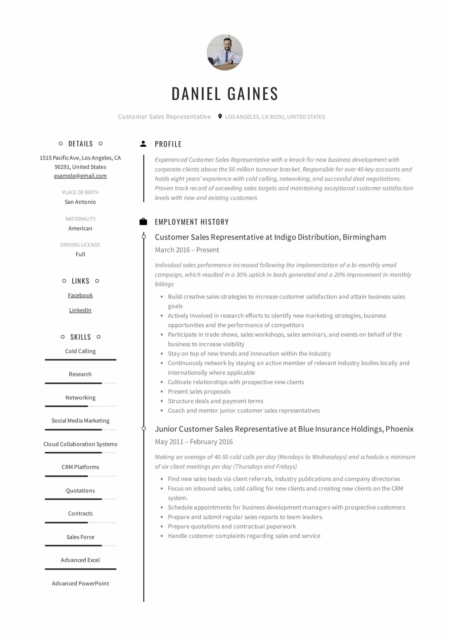 Sample Of Resume Of Sales Lady Guide: Customer Sales Representative Resume  12 Pdf’s 2022