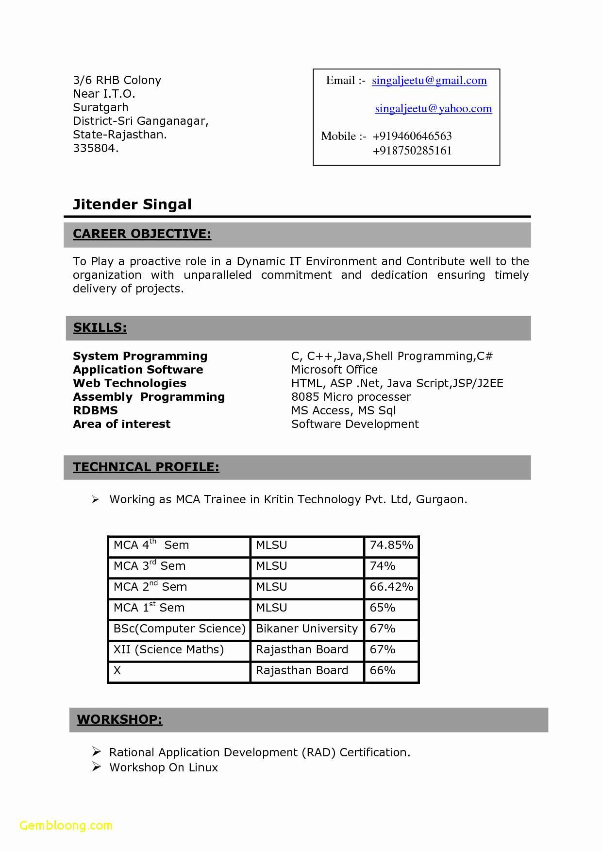 Sample Resume for Bsc Nursing Fresher Resume format for 3rd Year Engineering Students Resume format …
