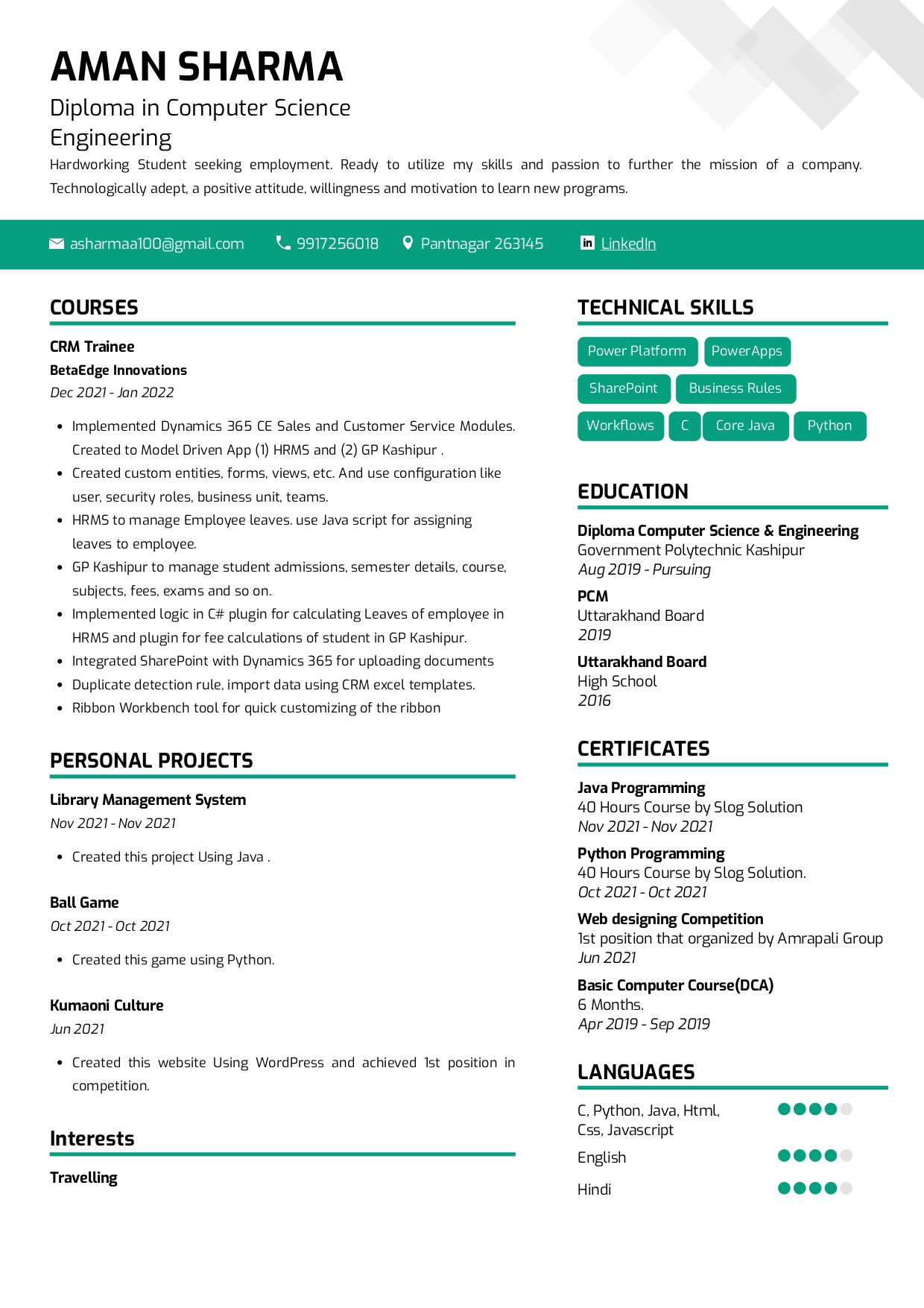 Sample Resume for Cse Engineering Students Sample Resume Of A Computer Science Engineer with Template …