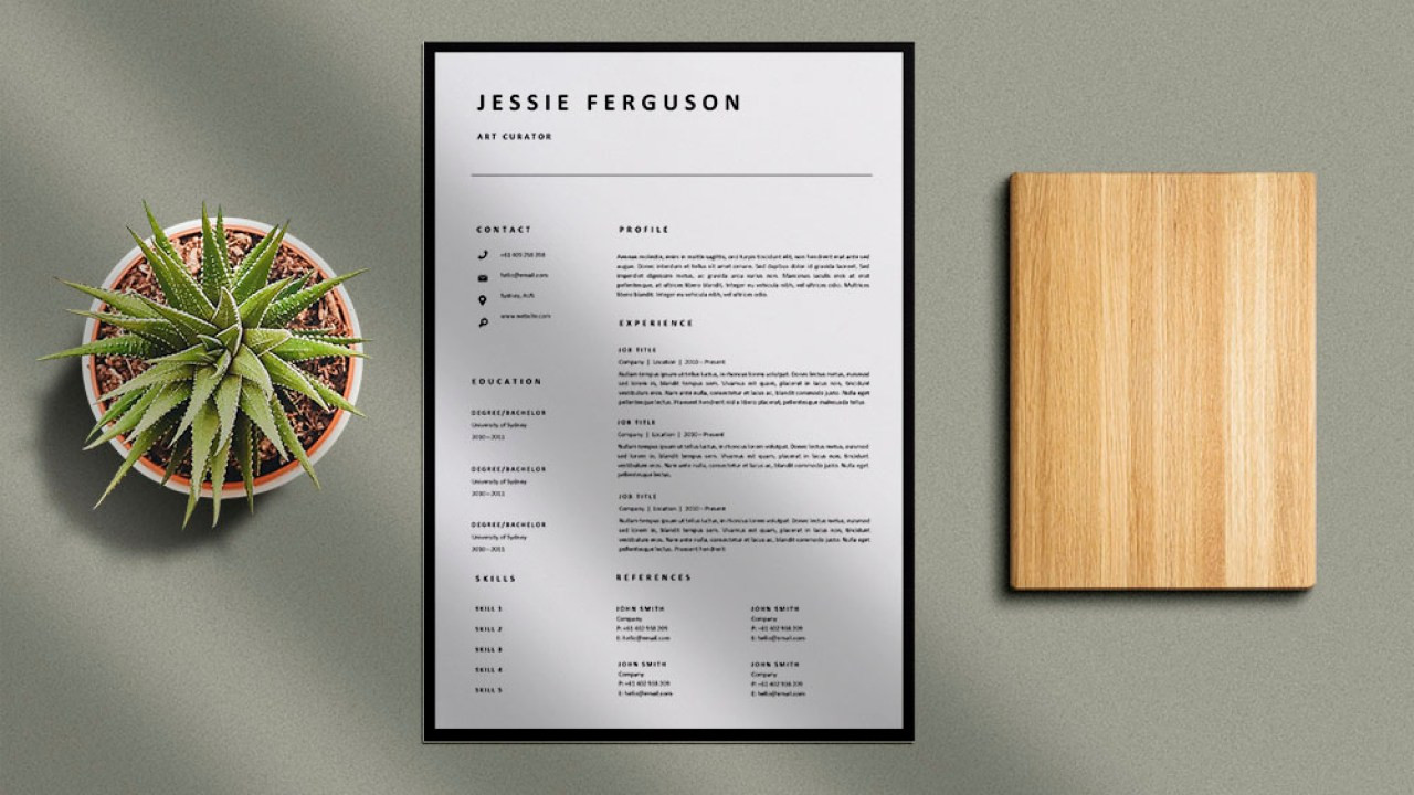 Sample Resume for Curatorial Design Museum Free Art Curator Resume Template with Clean and Professional Look