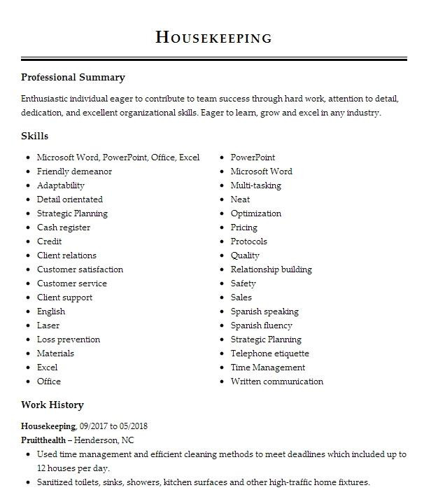 Sample Resume for Housekeeping In Nursing Home Housekeeping Resume Example Munity Care Nursing Home Sample Resume for Housekeeping In Nursing Home Housekeeping Resume Example Munity Care Nursing Home