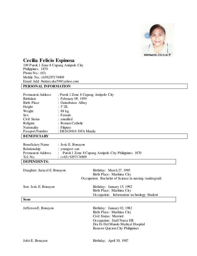 Sample Resume for Nurses with Experience In the Philippines 25 Fresh Philippines Resume Sample