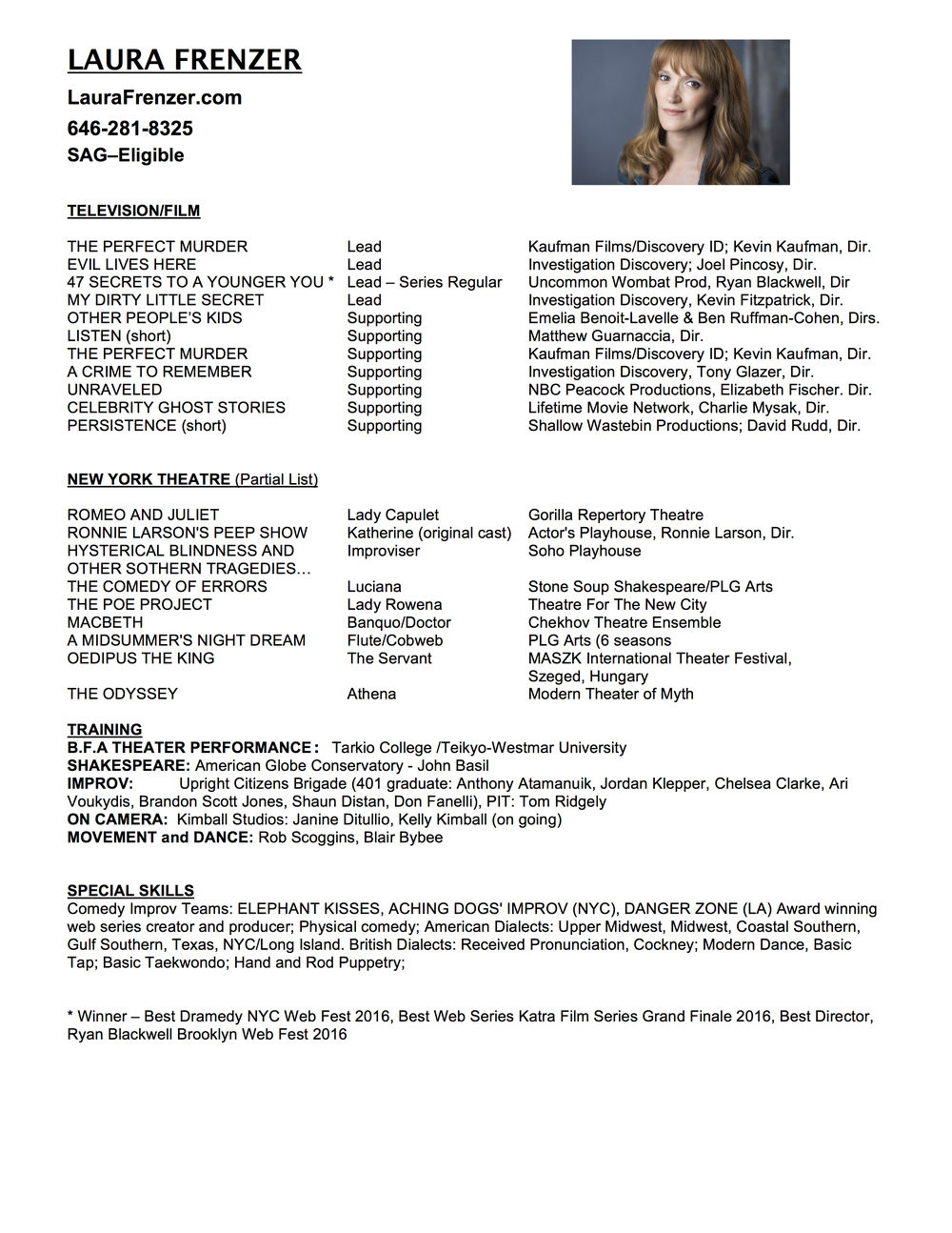 Sample Resume for Project Odyssey Coordinator Resume â Laura Frenzer