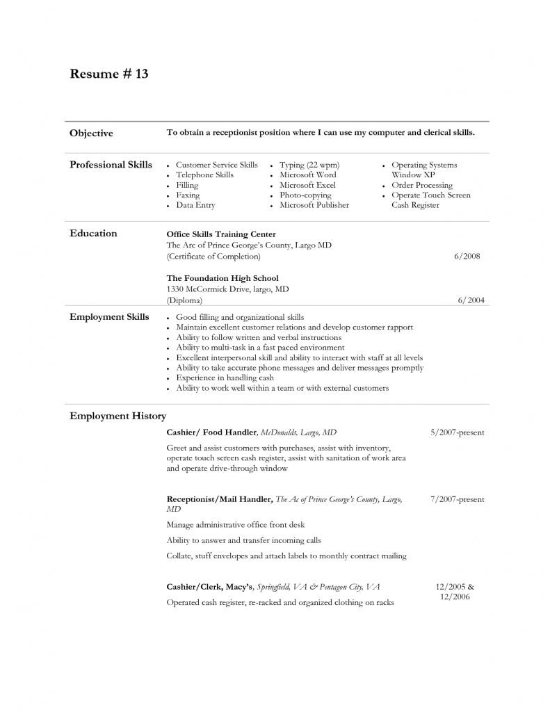 Sample Resume for Restaurant Cashier Position Restaurant Cashier Cv format October 2021