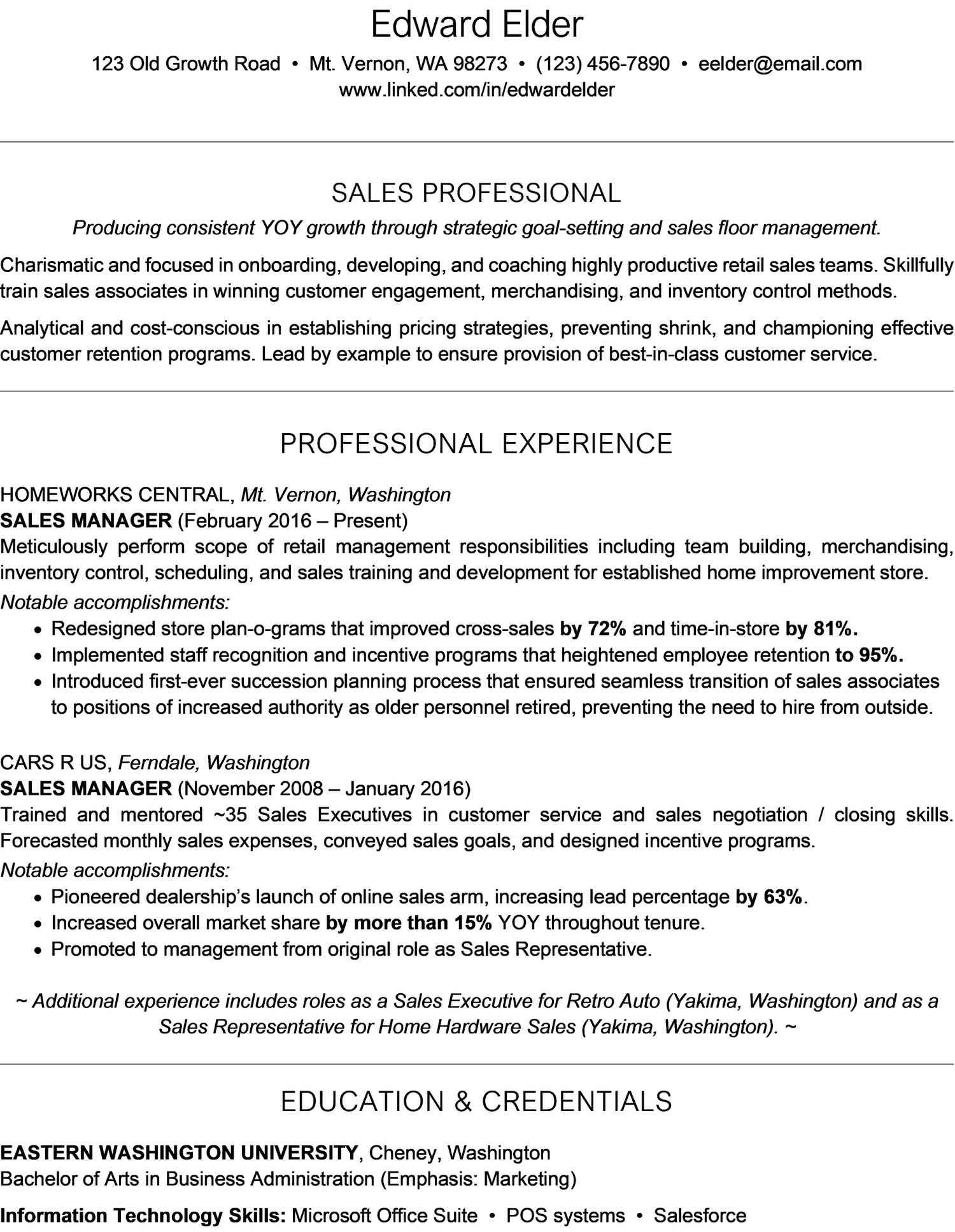 Sample Resume for Senior Protocol Officer Resume Examples and Writing Tips for Older Job Seekers