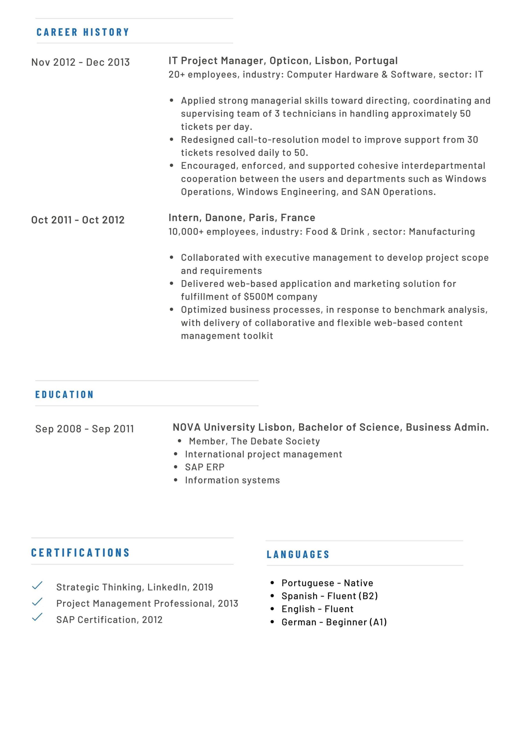 Sample Resume for Visa Recruiter Position How to Write A Cv or Lebenslauf In Germany â Hallogermany