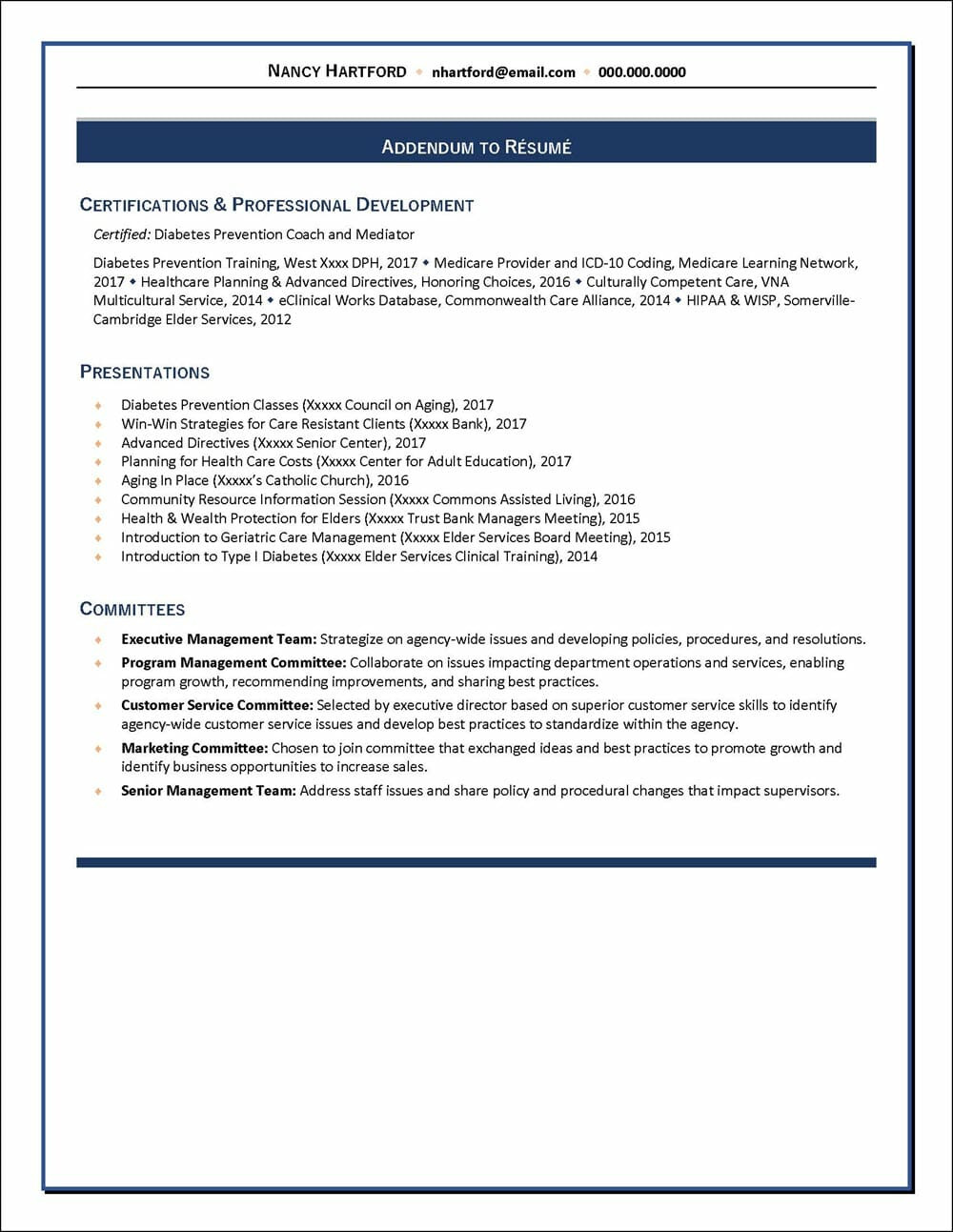 Sample Resume Of Healthcare Project Manager Example Healthcare Manager Resume